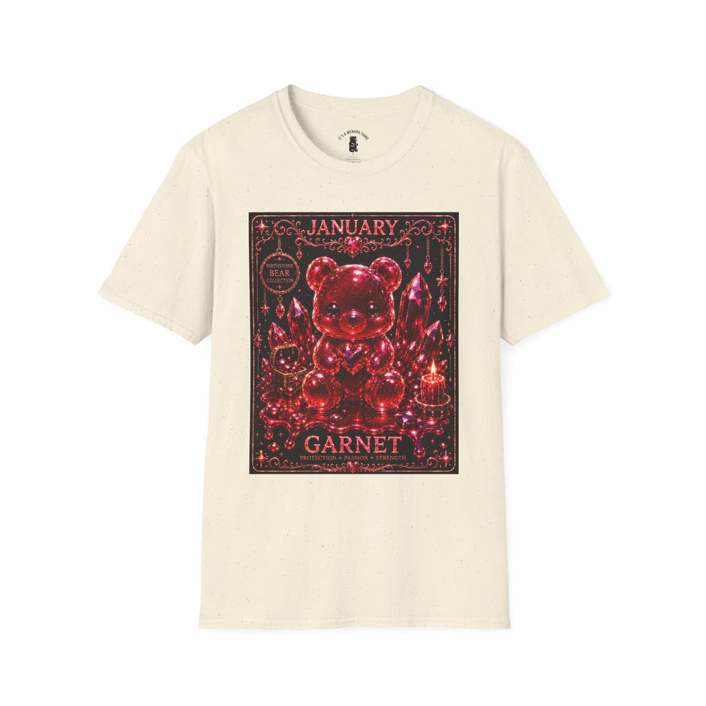 January Garnet Birthstone Oozy Bear Friend Special Addition- Graphic Shirt