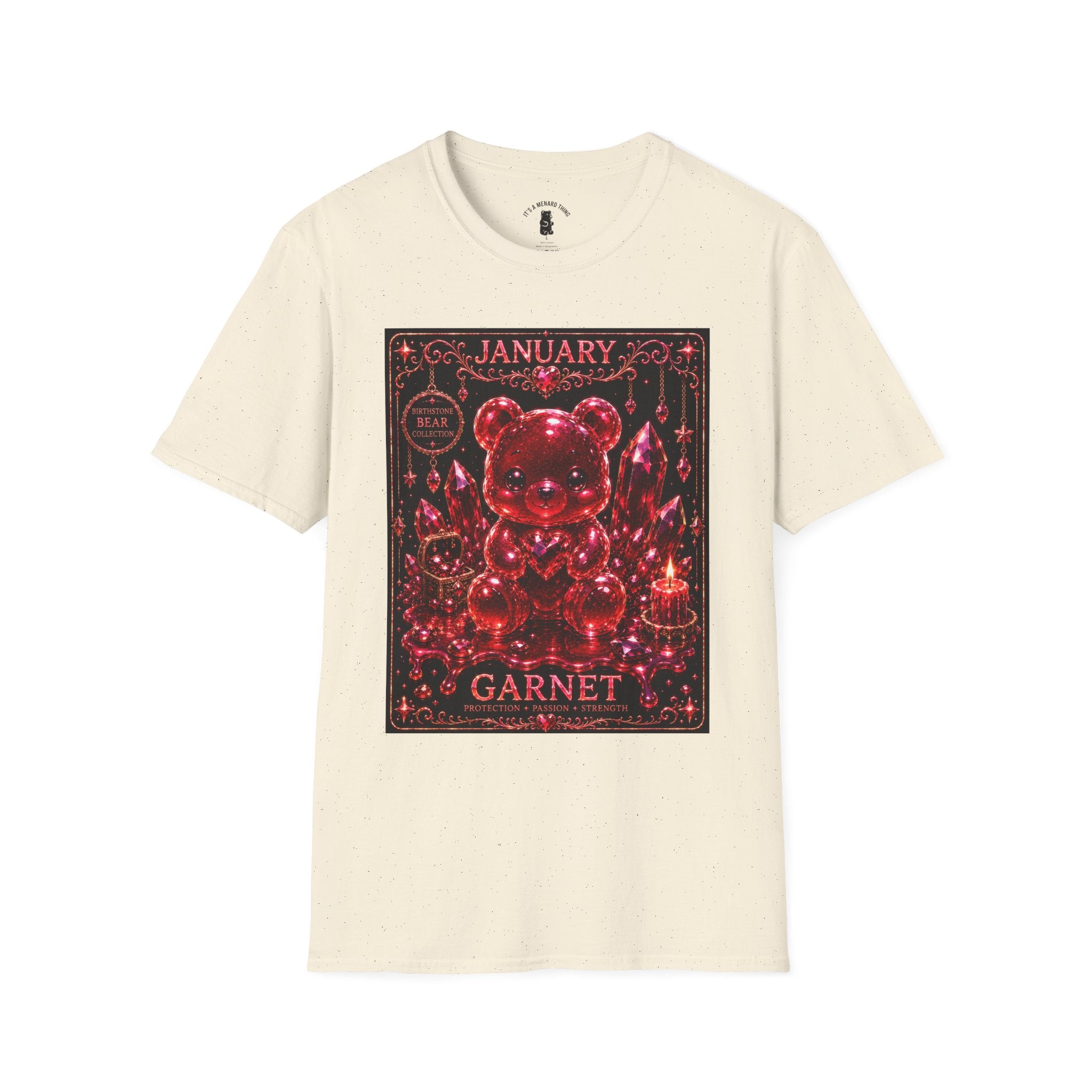 January Garnet Birthstone Oozy Bear Friend Special Addition- Graphic Shirt