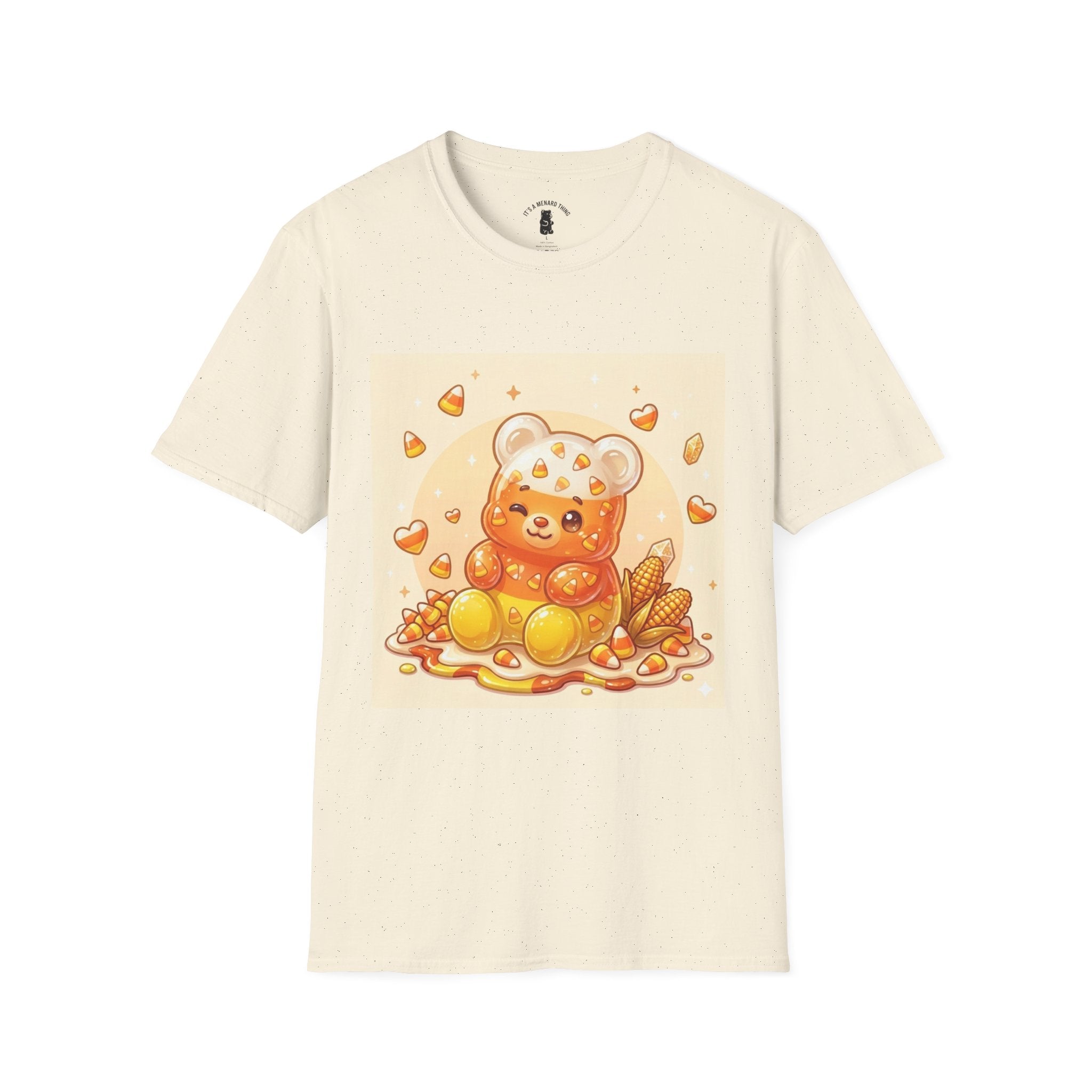 Cute Candy Corn Gooey Gummy Bear — Kawaii Graphic T-Shirt