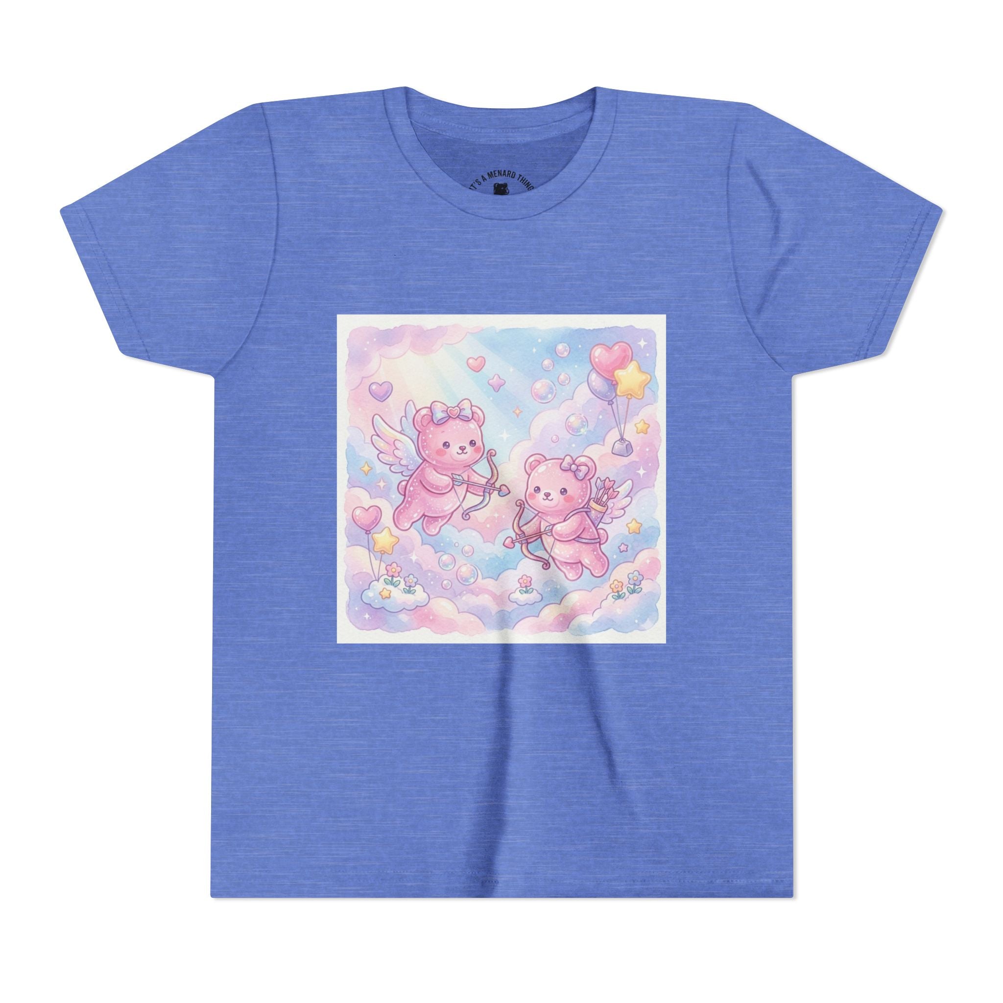 Cherub Angels Gooey Gummy Bear Friends- Hearts Pastel Cloud Graphic