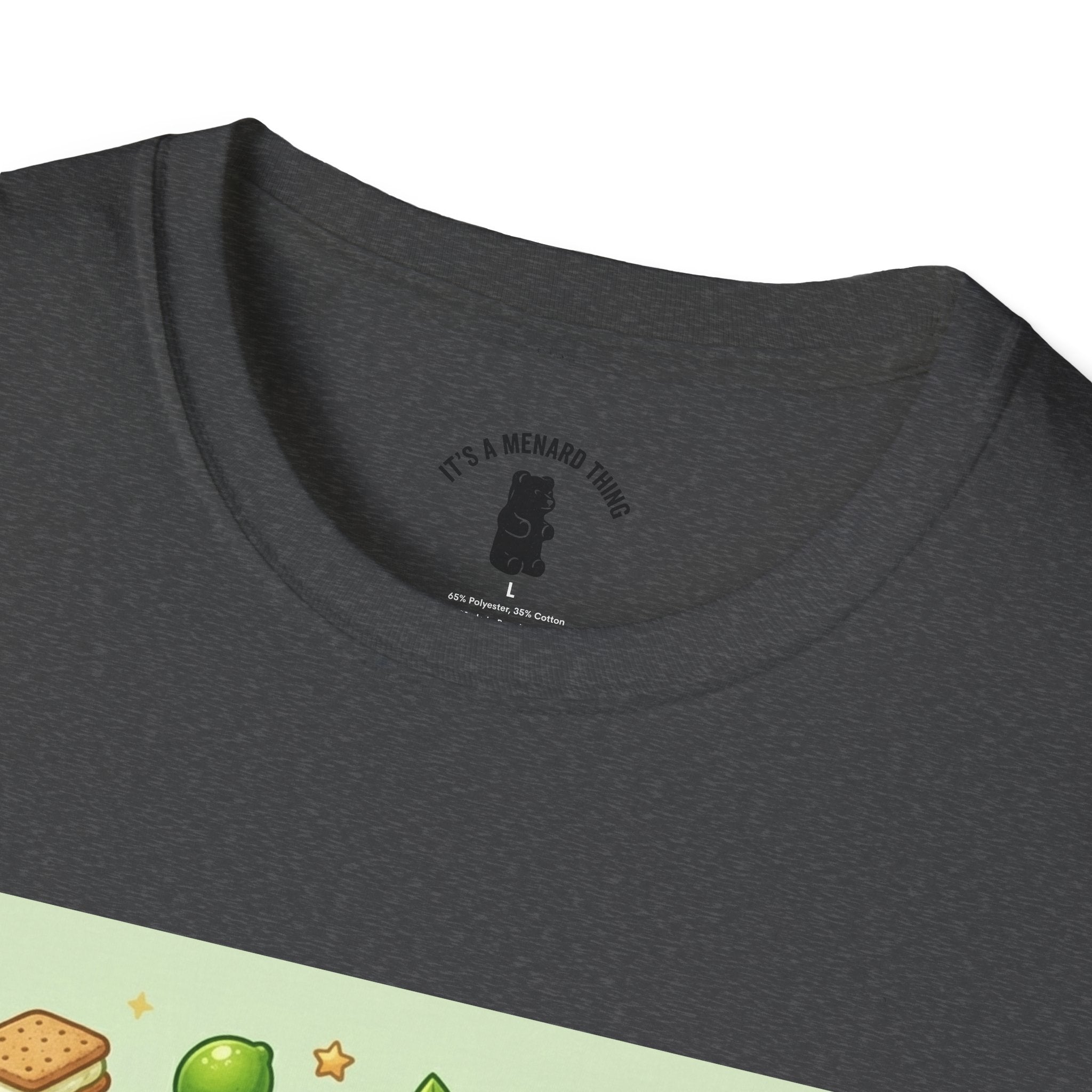 Keylime cream Pie, Exotic Gooey Gummy Bear — Kawaii Illustration T-Shirt