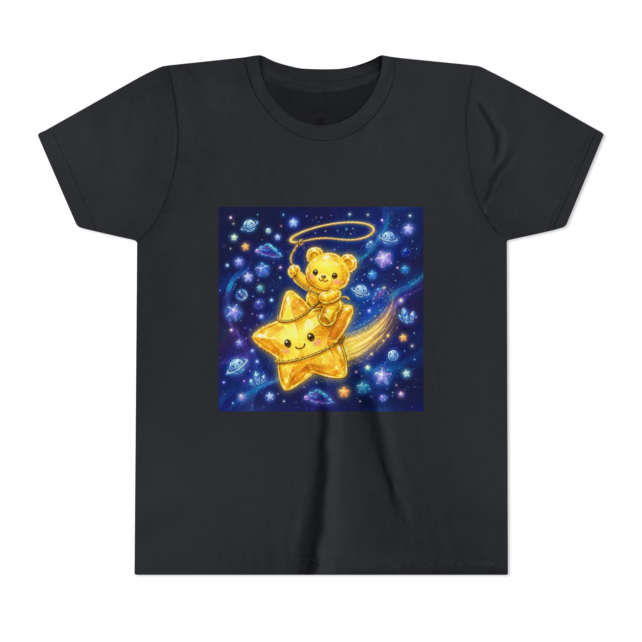 Rodeo, Giddy Up! Starlight Yellow Gooey Crystal Gummy Bear- Graphic T-Shirt