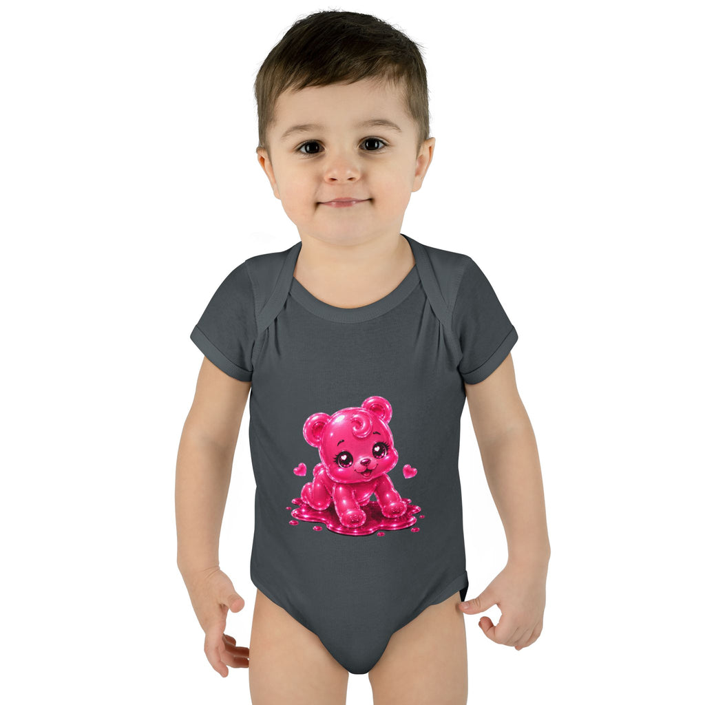 Pink Gummy Bear Infant Bodysuit - Cute Baby Shower Gift