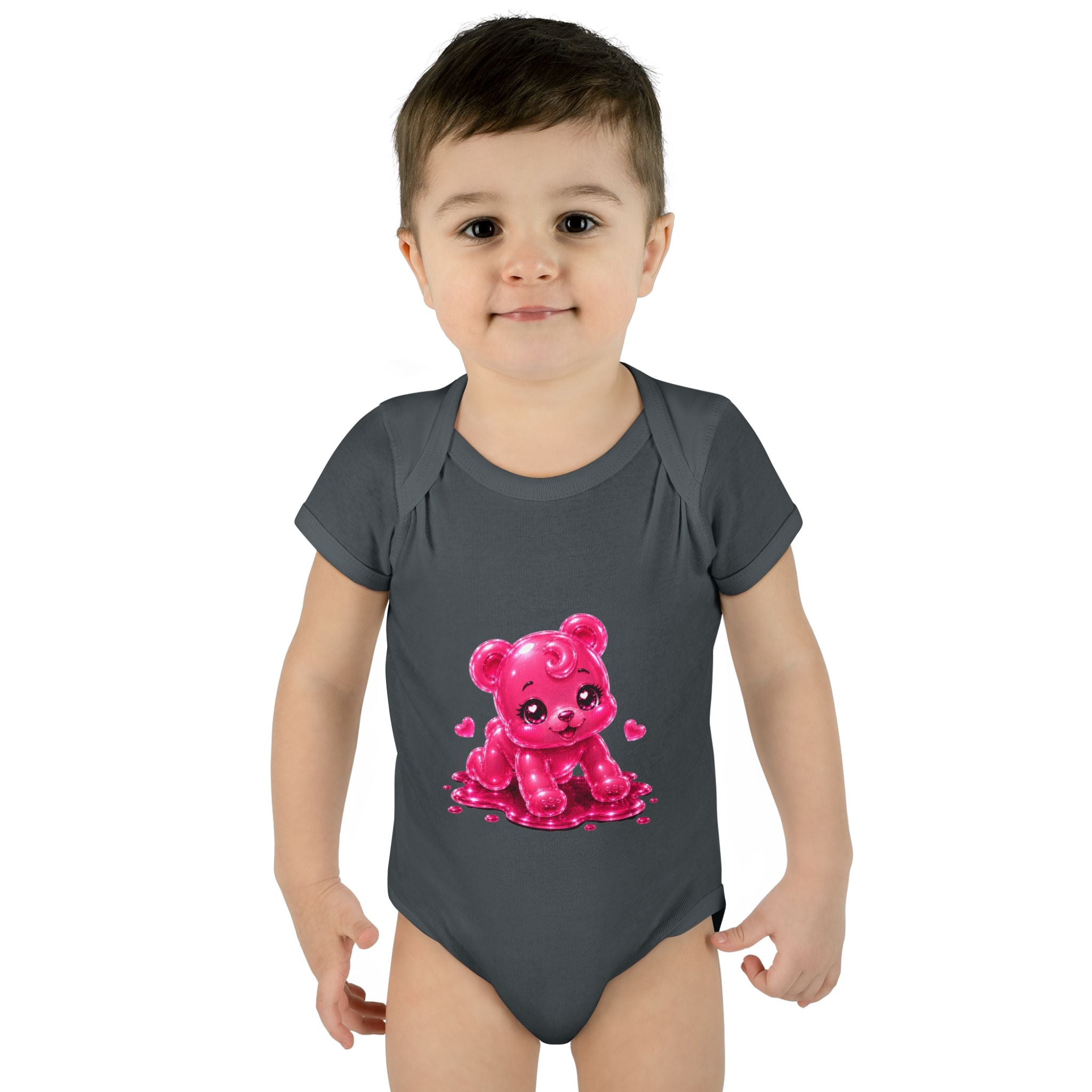 Pink Gummy Bear Infant Bodysuit - Cute Baby Shower Gift