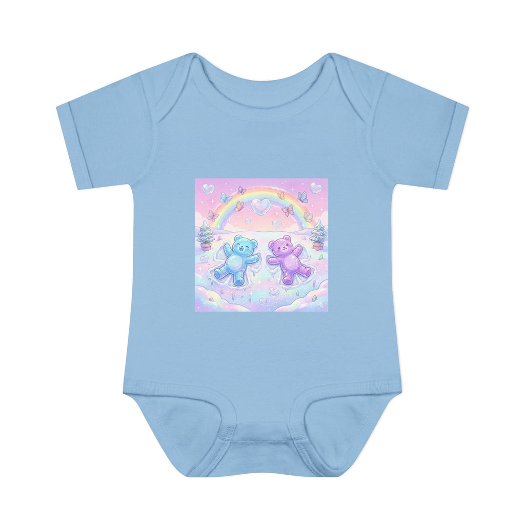 Twin Snow Angel Gooey Gummy Bears Infant Bodysuit — Cute Baby Onesie