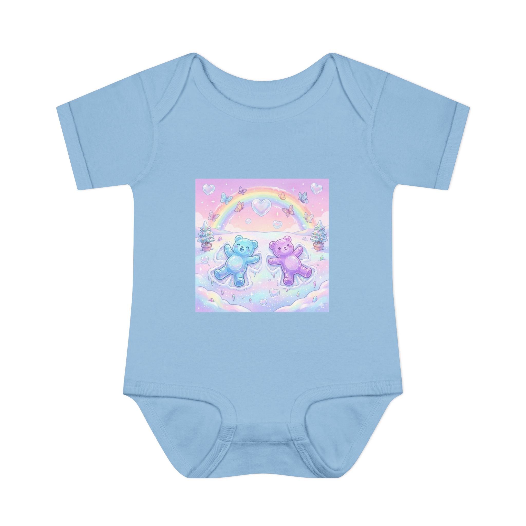 Twin Snow Angel Gooey Gummy Bears Infant Bodysuit — Cute Baby Onesie