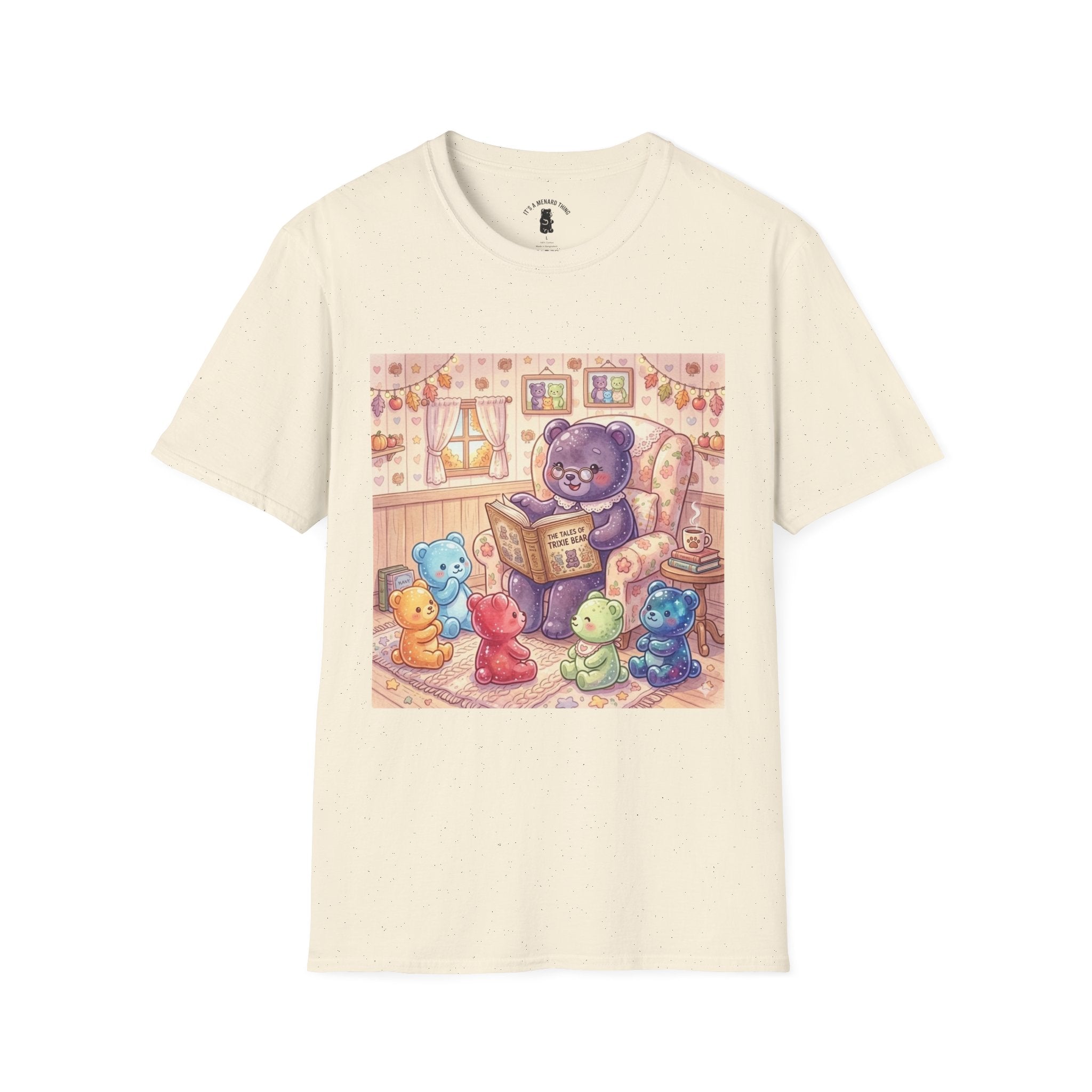 Nana Gummy Story Time, Gooey Gummy Friends- Kawaii Graphic T-Shirt
