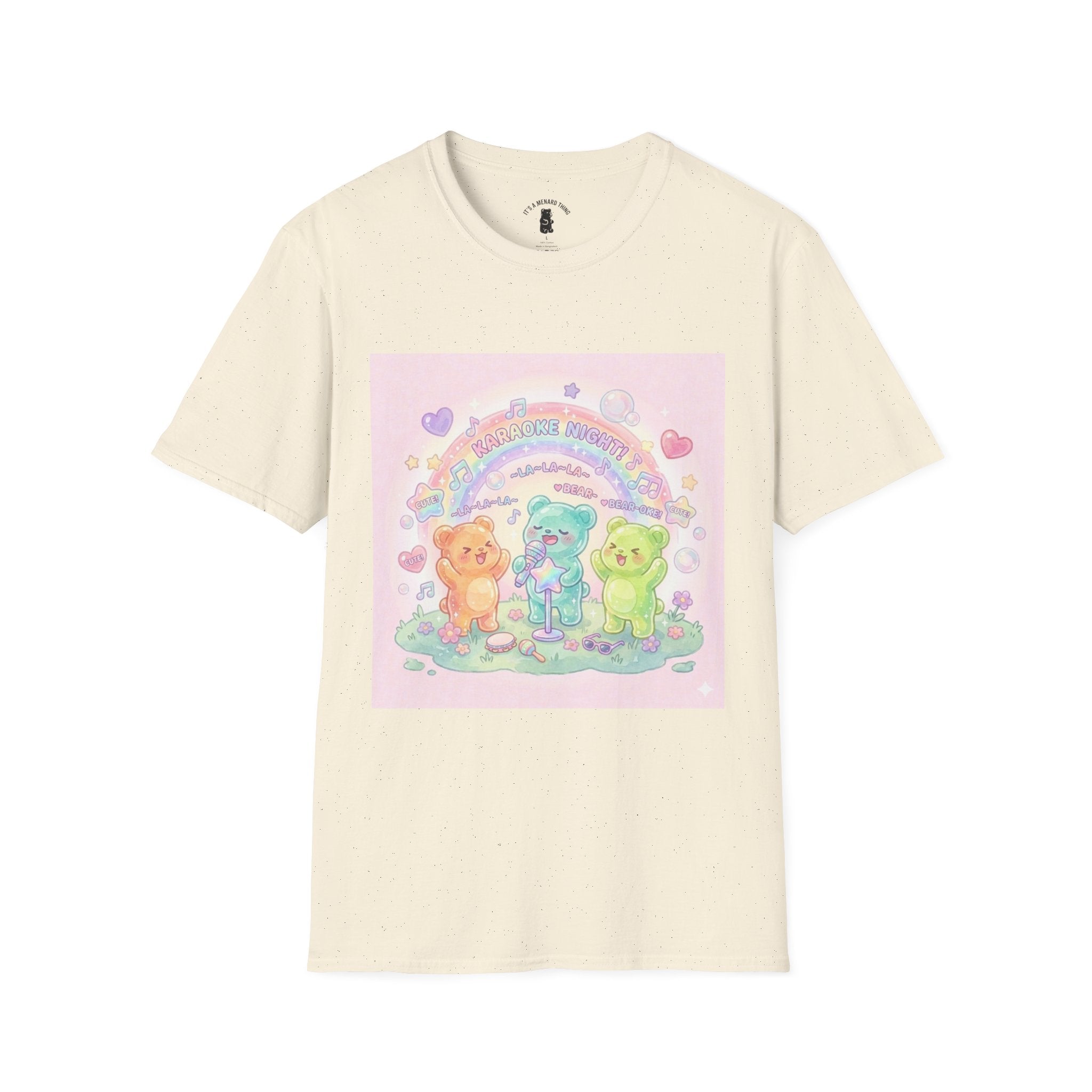 Karaoke Time! Gooey Gummy Bear Friends — Kawaii Graphic T-shirt