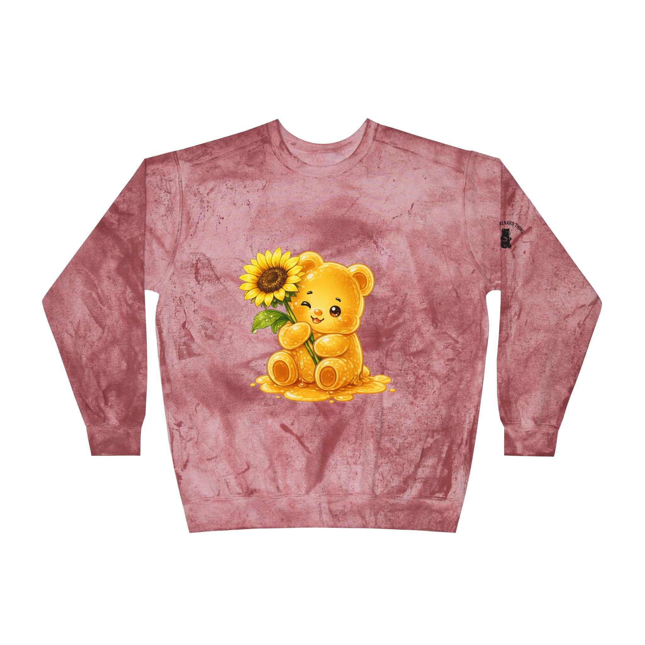 Sunflower Special, Golden Yellow Gooey Gummy Bear- Kawaii Graphic Sweatshirt