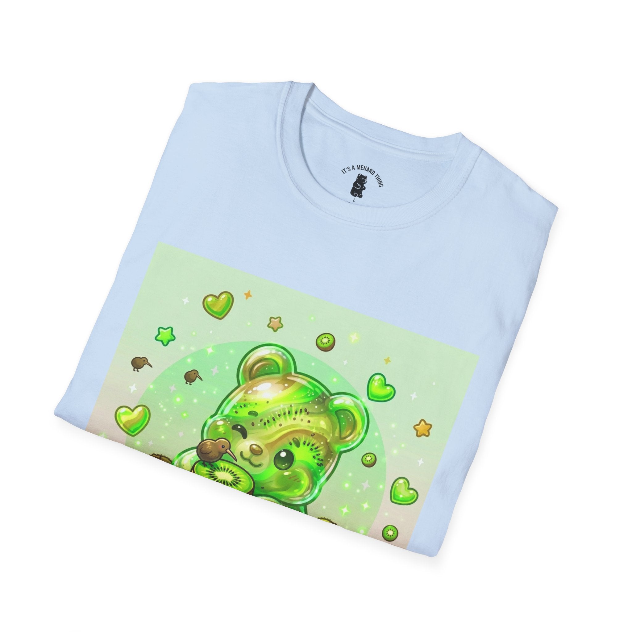 Kiwi Green Gooey Gummy Bear T-Shirt — Cute Graphic Tee
