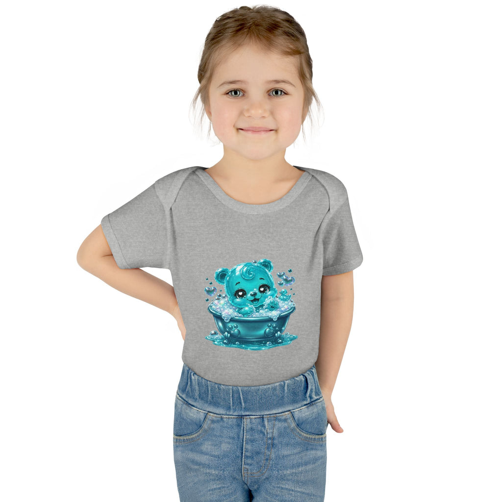 Adorable Bubble Bath Oozy Baby Gummy Bear Cutie Addition- Graphic Onesie