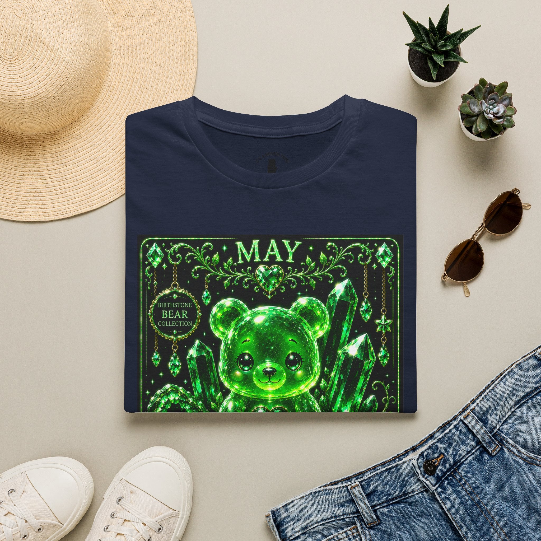May, Emerald Birthstone Oozy Bear Gummy Special Addition- Graphic Shirt