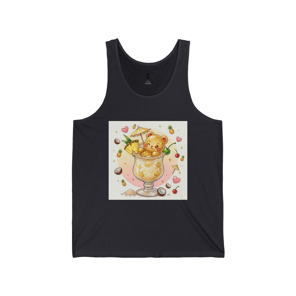 Pina Colita Special, Yellow Boozy Gooey Gummy Bear— Kawaii Graphic Tank