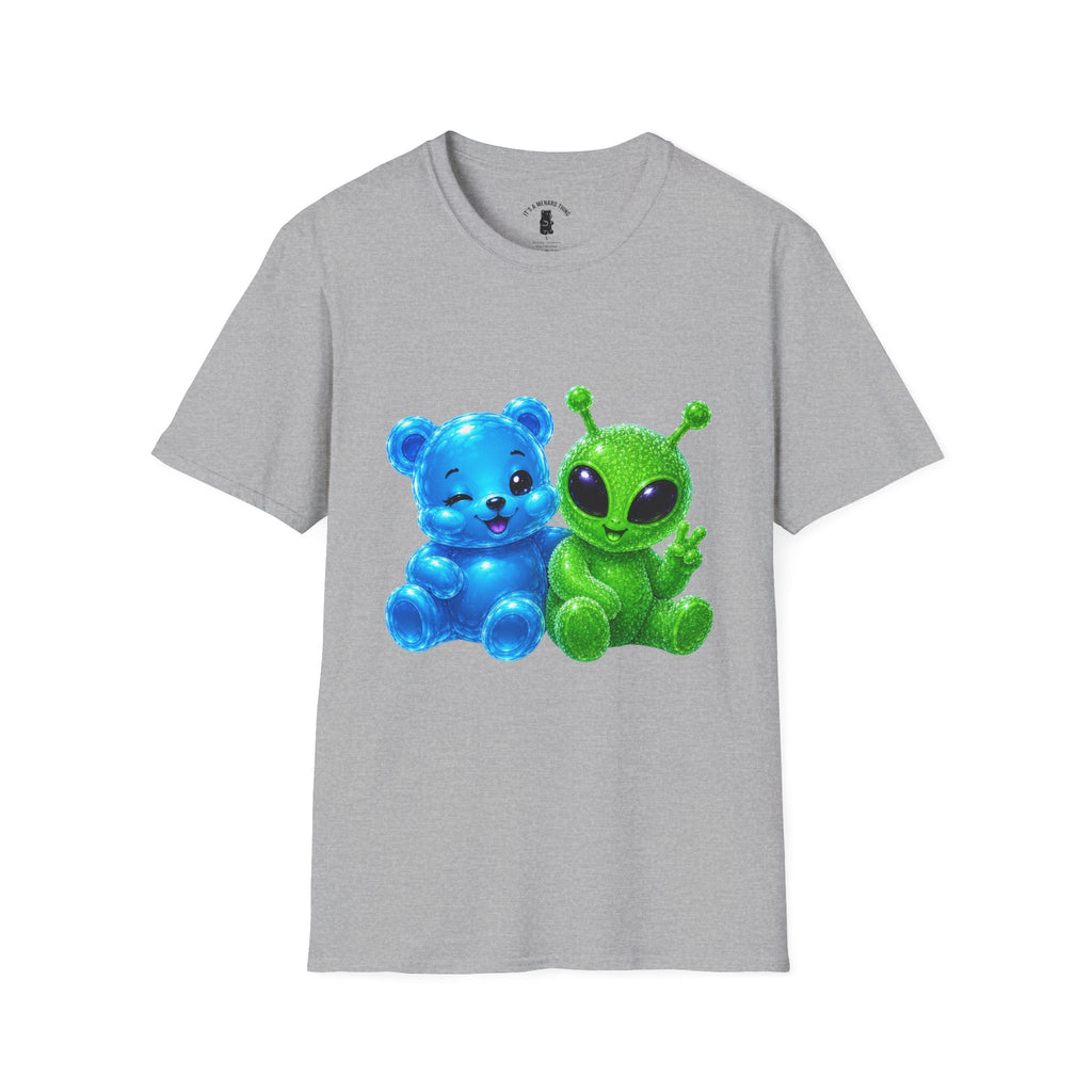We Come in Peace, Oozy Bear & Alien Special Addition- Graphic Shirt