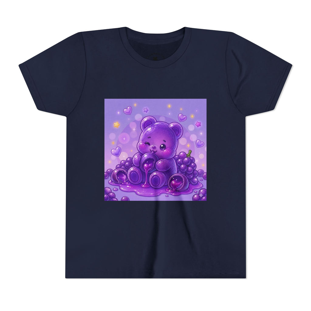 Gooey Grape Gummy Bear Cute Kids Shirt