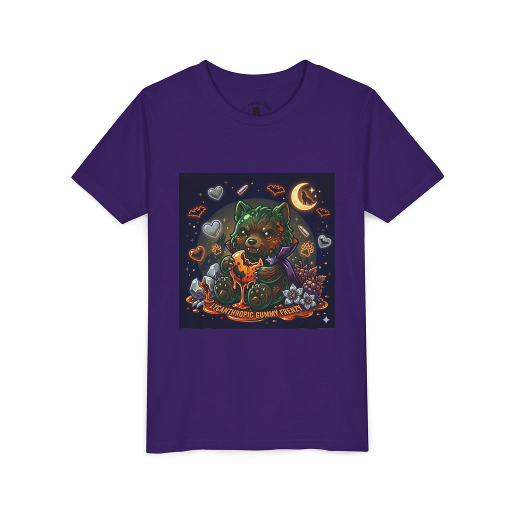 Halloween Werewolf Gooey Gummy Bear- Youth T-Shirt