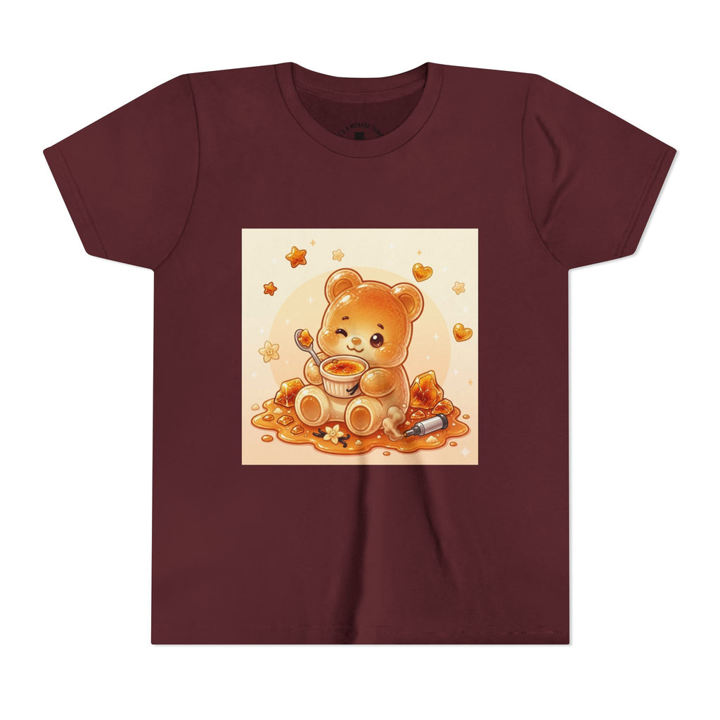Cream Brulé Crunch Gooey Gummy Bear Graphic Youth Shirt