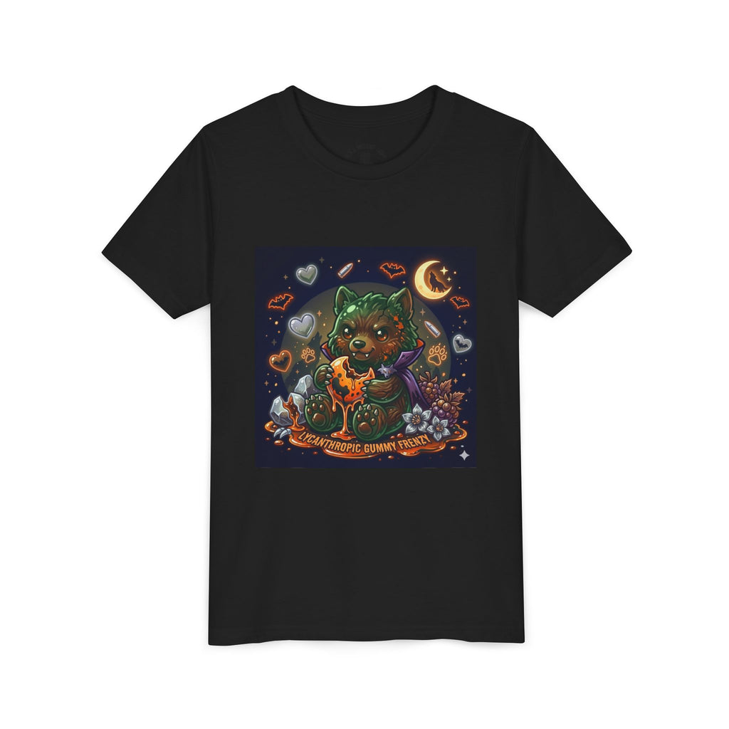 Halloween Werewolf Gooey Gummy Bear- Youth T-Shirt