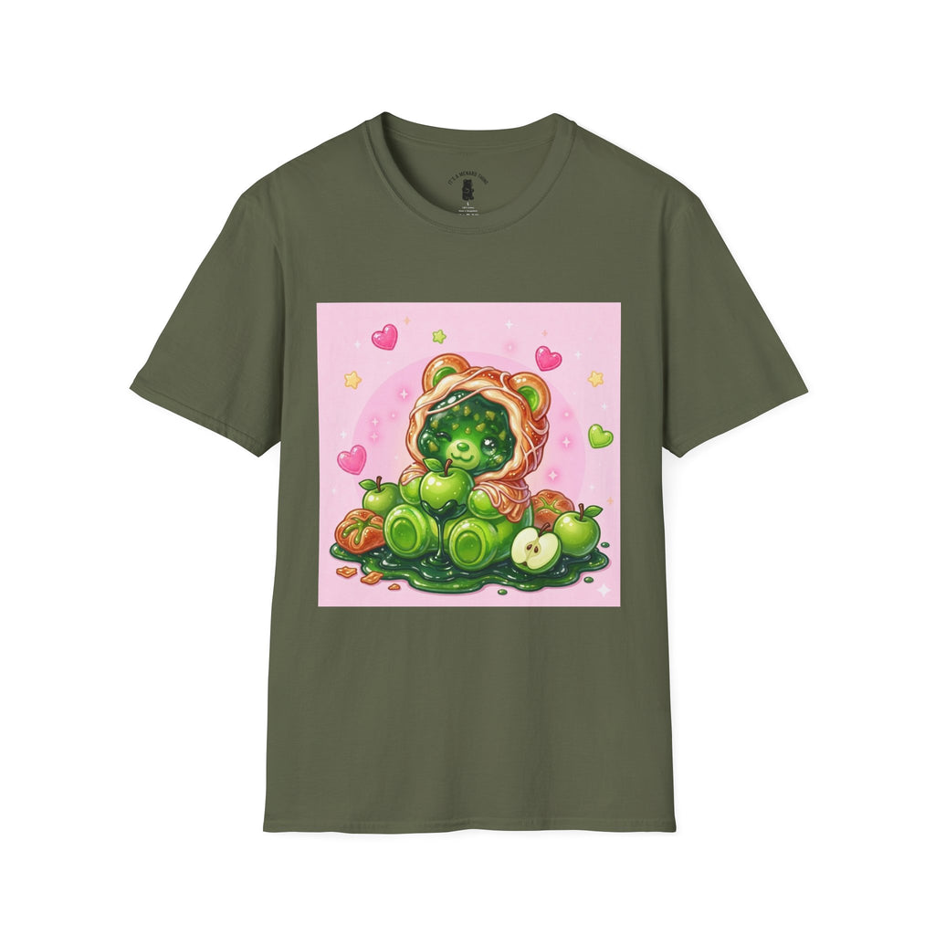 Green Apple Danish Gooey Gummy Bear — Kawaii Graphic Tee