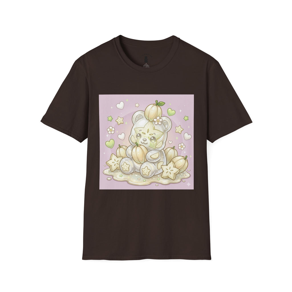 Cute Pumpkin Bear T-Shirt — Pastel Kawaii Fall Tee