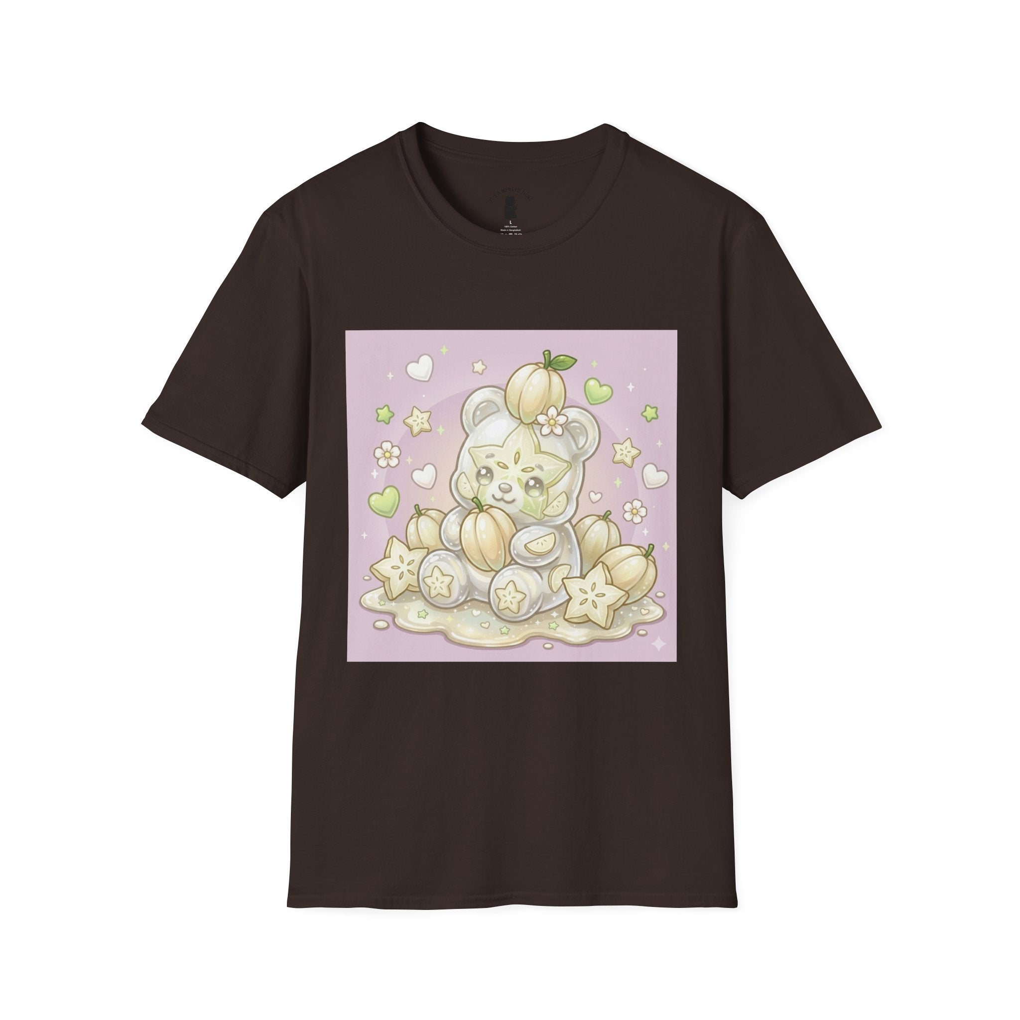 Cute Pumpkin Bear T-Shirt — Pastel Kawaii Fall Tee