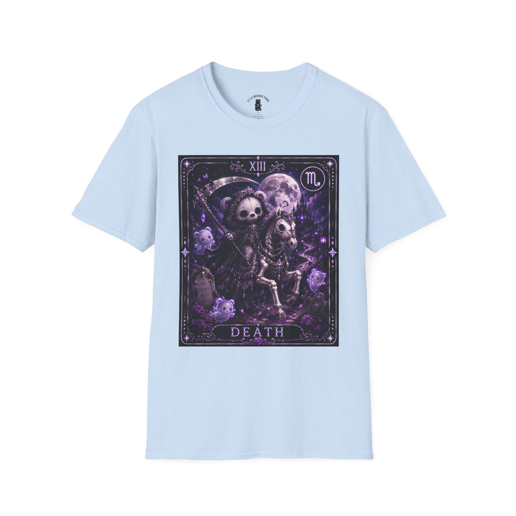 Death Tarot Gothic Skeleton Oozy Bear Special Addition- Graphic Shirt