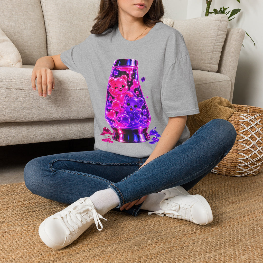 Retro Neon Special Lava Lamp, Oozy Bear Duo Gummies- Graphic Shirt
