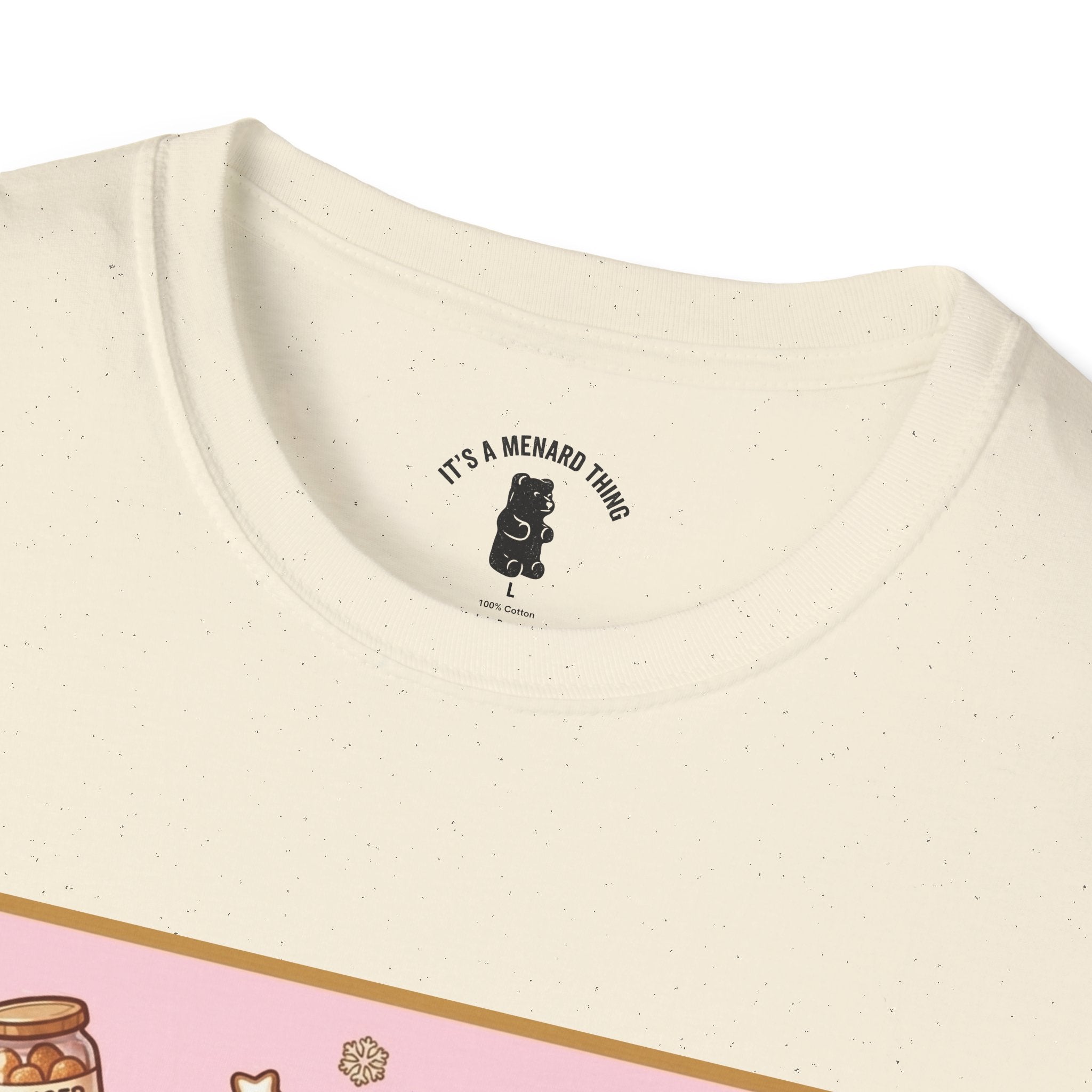 Kawaii Gingerbread Gooey Gummy Bear- Graphic T-Shirt