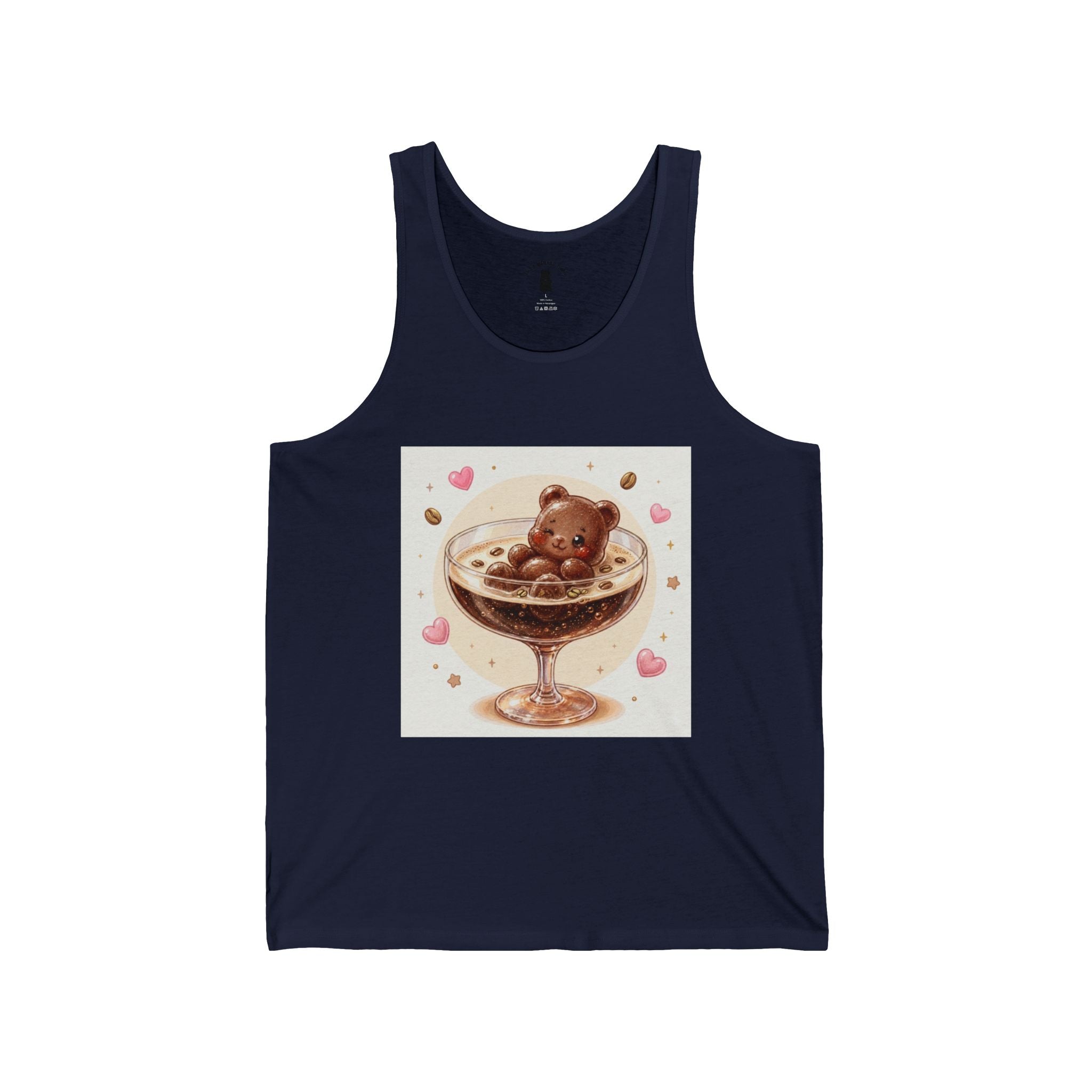 Special Coffee Martini, Brown Mocha Boozy Gooey Gummy Bear — Kawaii Graphic Tank