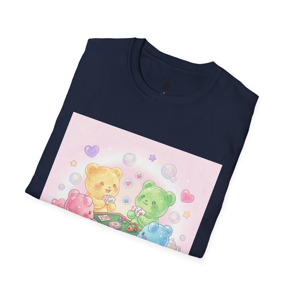 Friendly Card Game, Gooey Gummy Friends- Kawaii Graphic T-Shirt