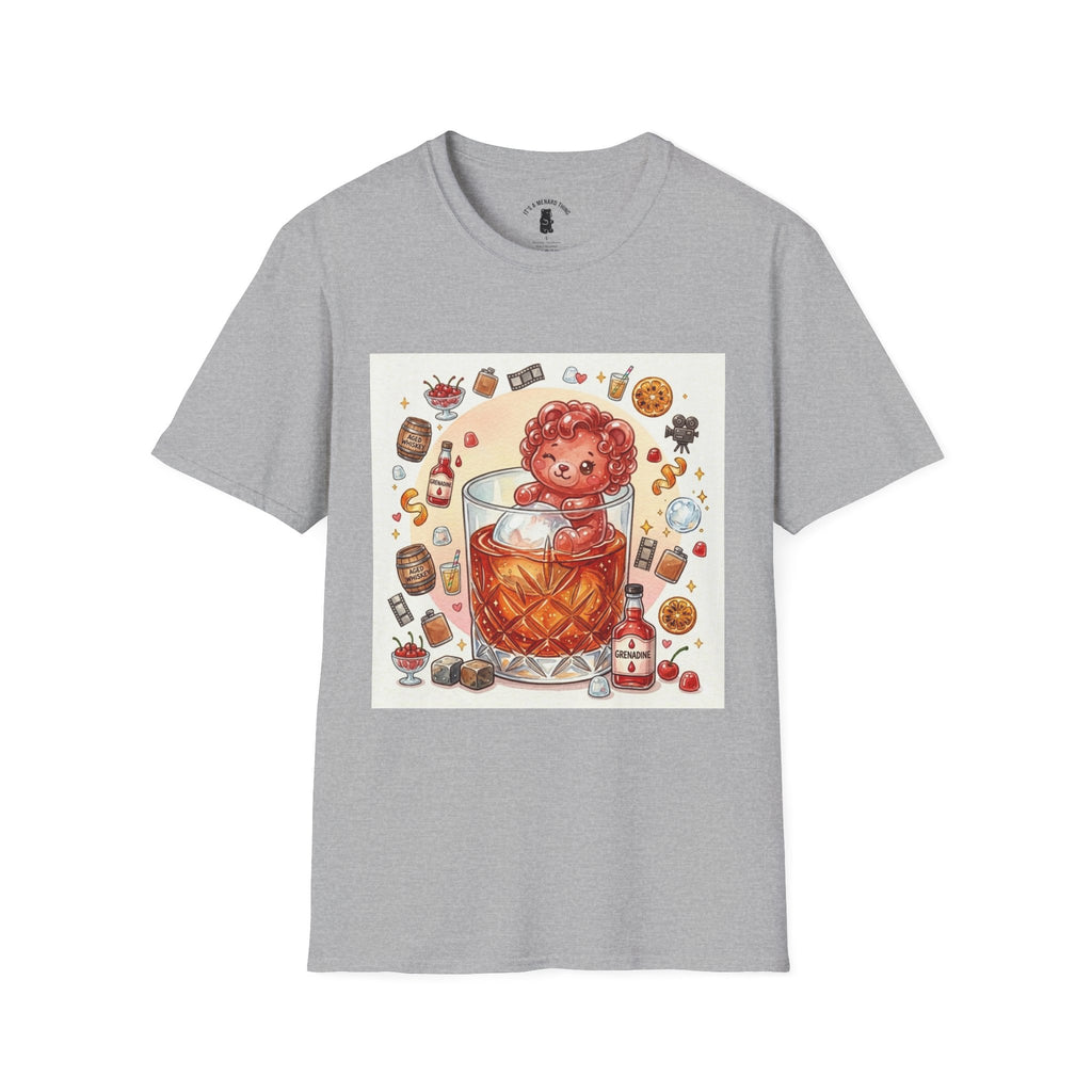Shirley Temple Boozy Gooey Gummy Bear- Kawaii Graphic T-Shirt
