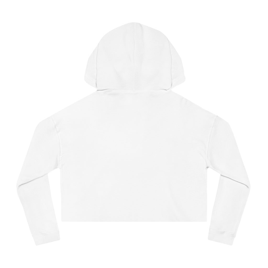 Cropped Hoodie — Vintage Tattoo-Style 'The Dreaded Night' Graphic