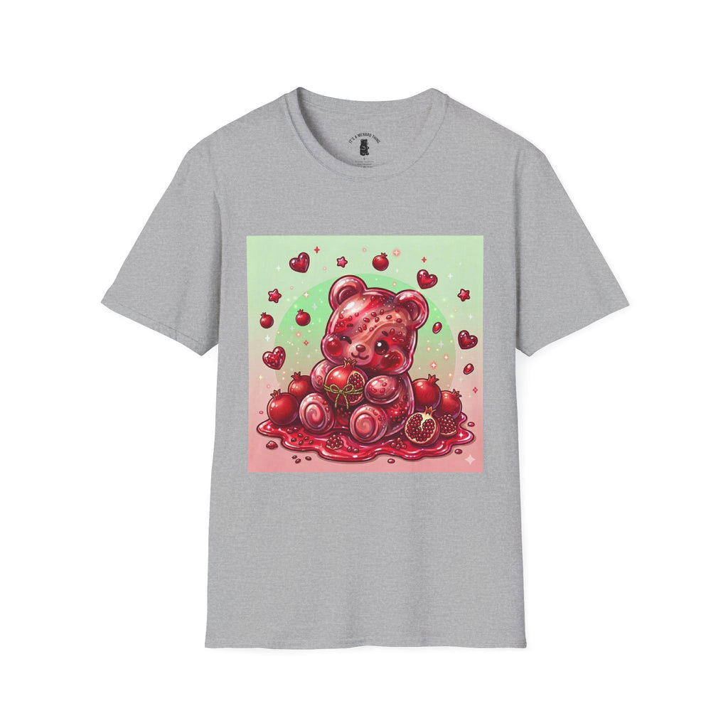 Pomegrante Red Gooey Gummy Bear — Cute Graphic Tee