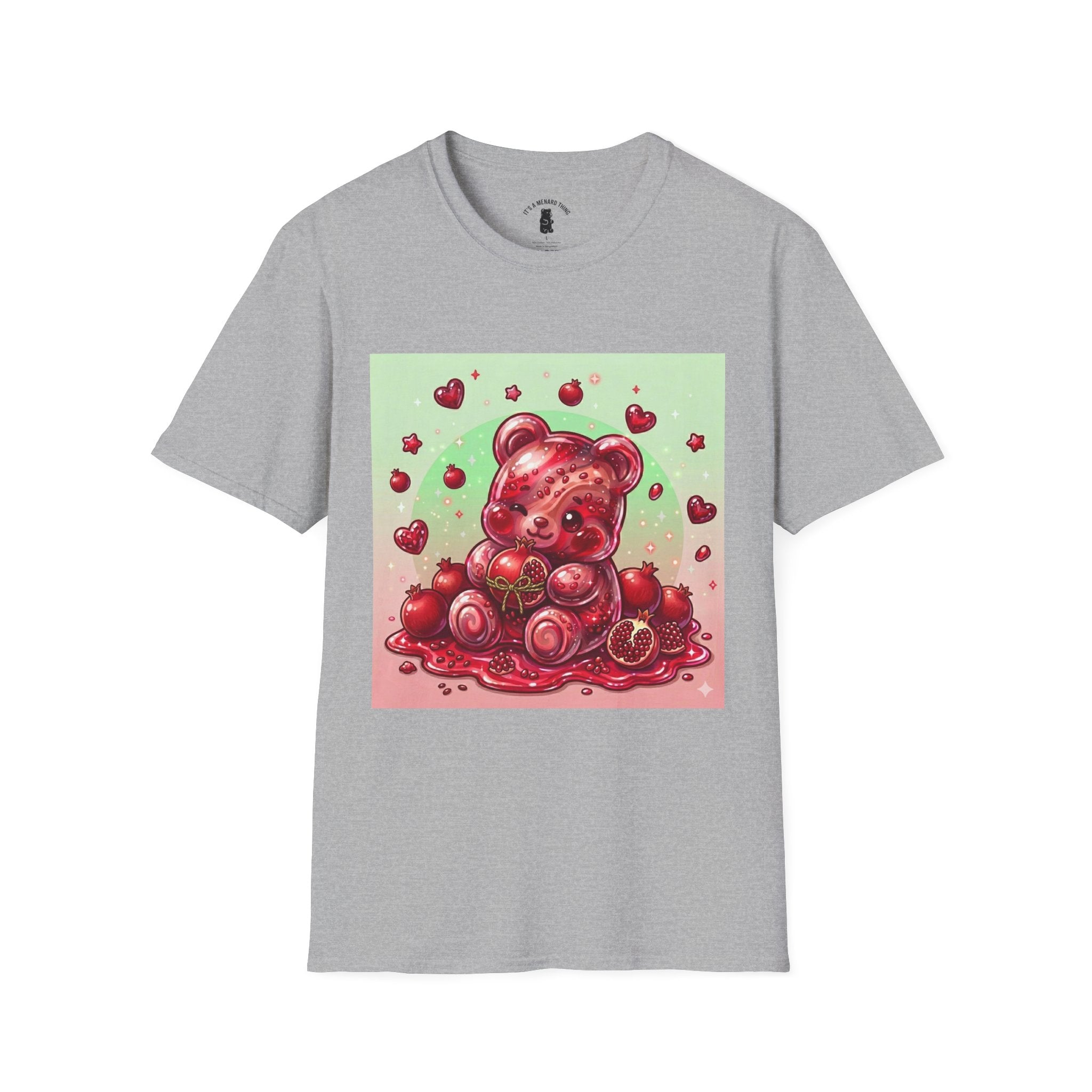 Pomegrante Red Gooey Gummy Bear — Cute Graphic Tee