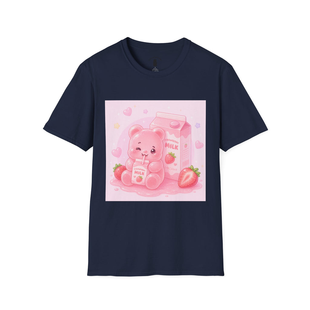 Strawberry Milk Gooey Gummy Bear T-Shirt