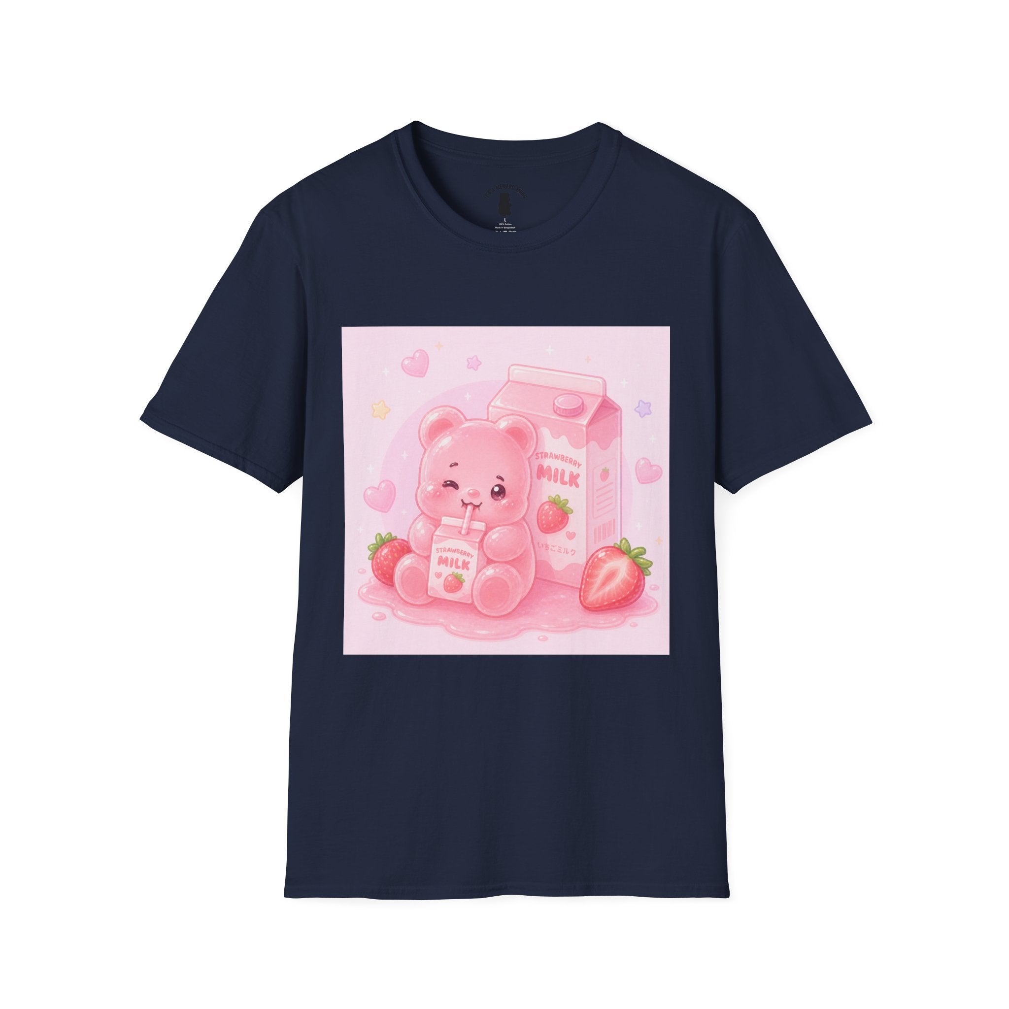 Strawberry Milk Gooey Gummy Bear T-Shirt