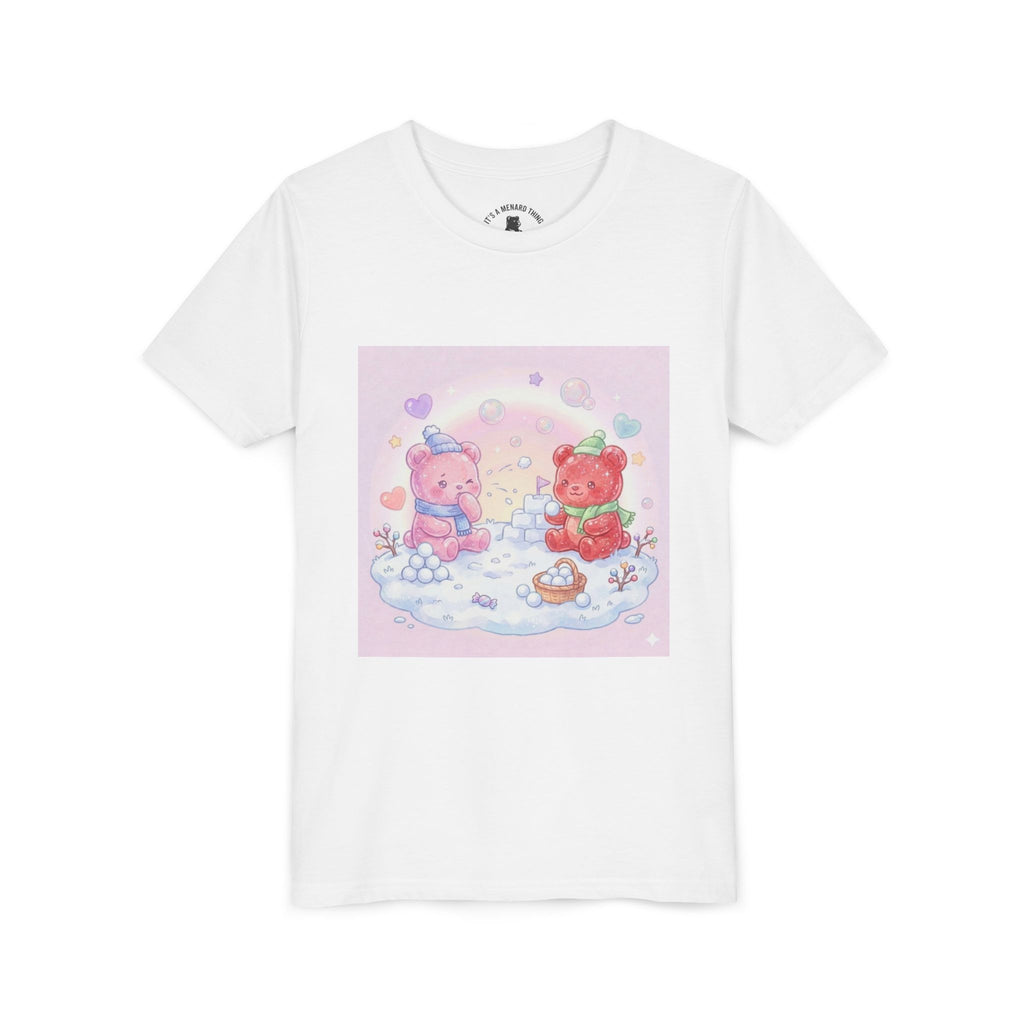 Duo Gooey Gummy Bear Snowball game T-Shirt