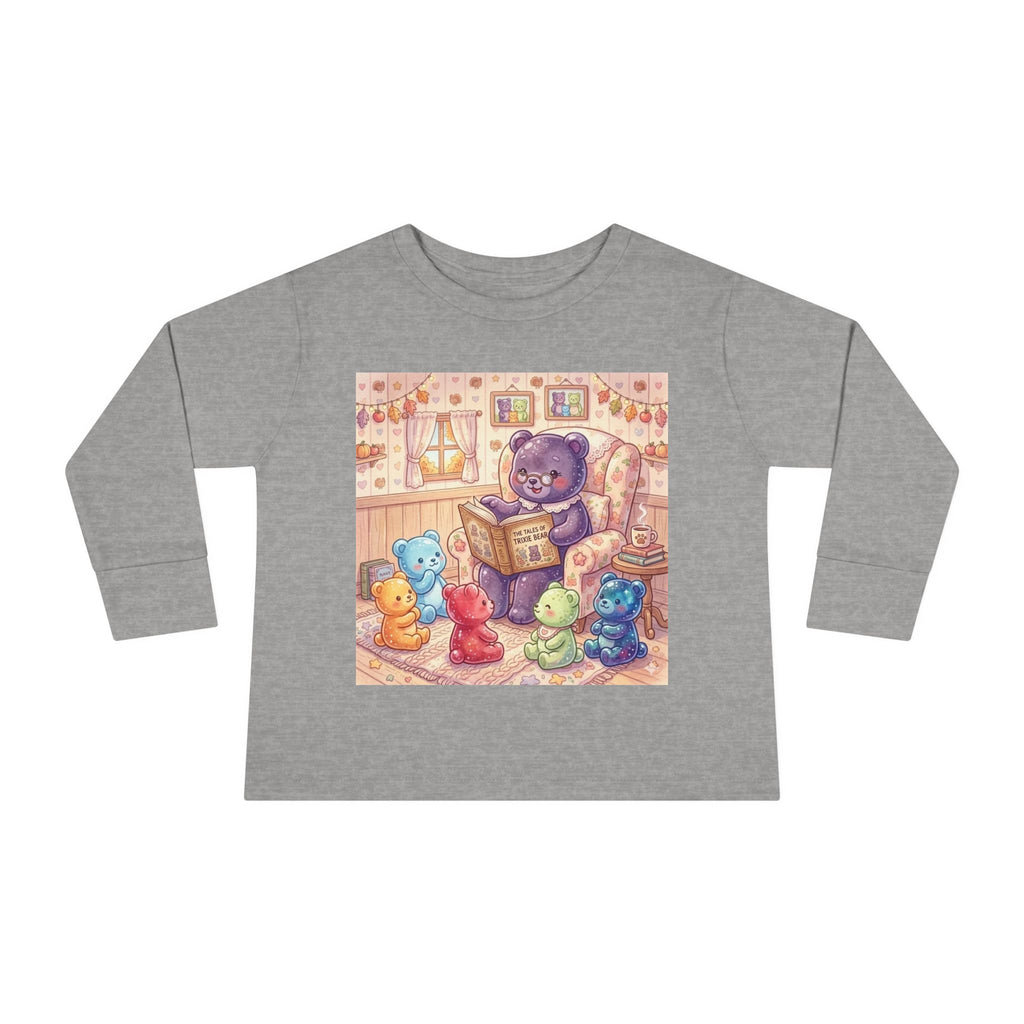 Nana Oozy Gummy Bear Story Time- Graphic Long Sleeve Shirt