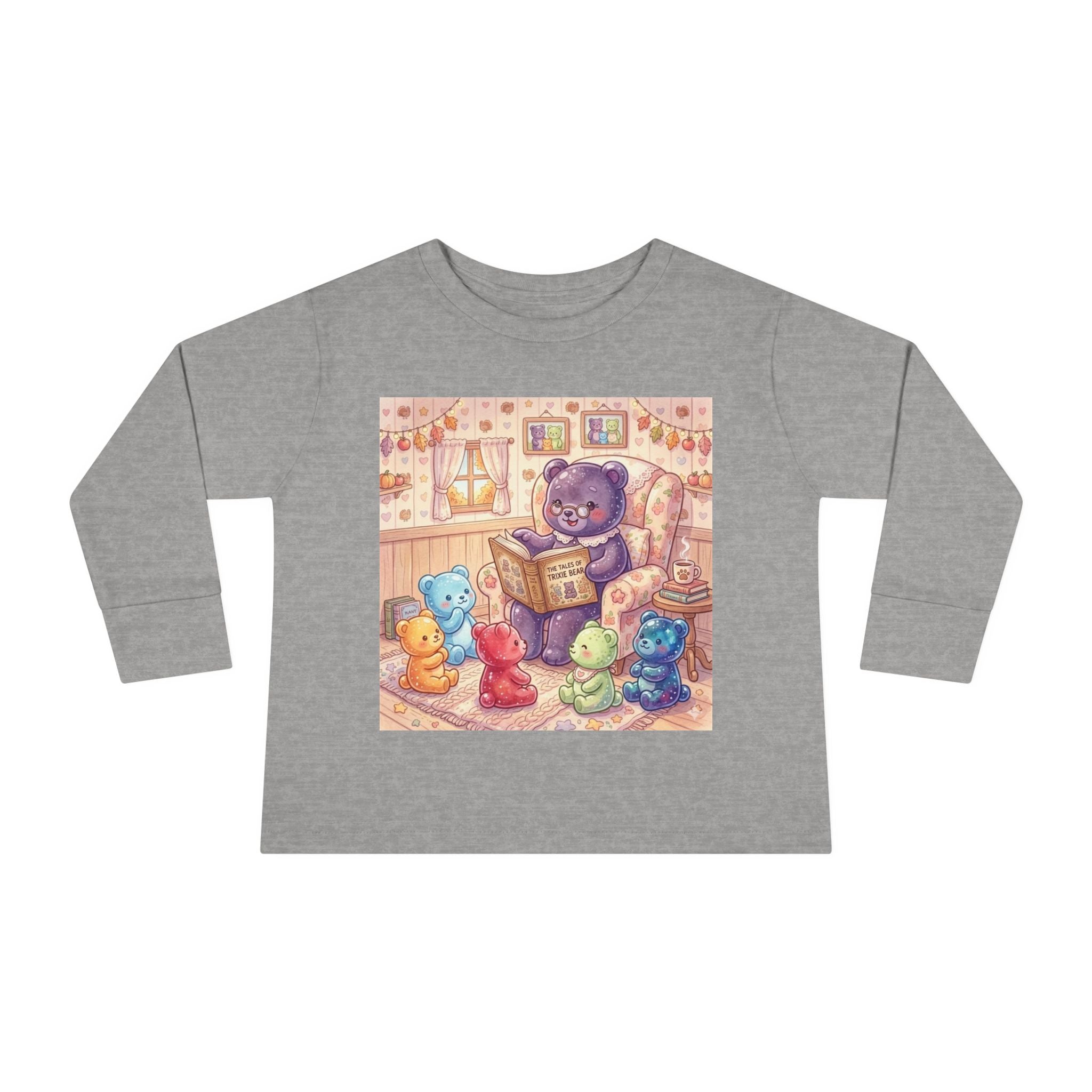 Nana Oozy Gummy Bear Story Time- Graphic Long Sleeve Shirt