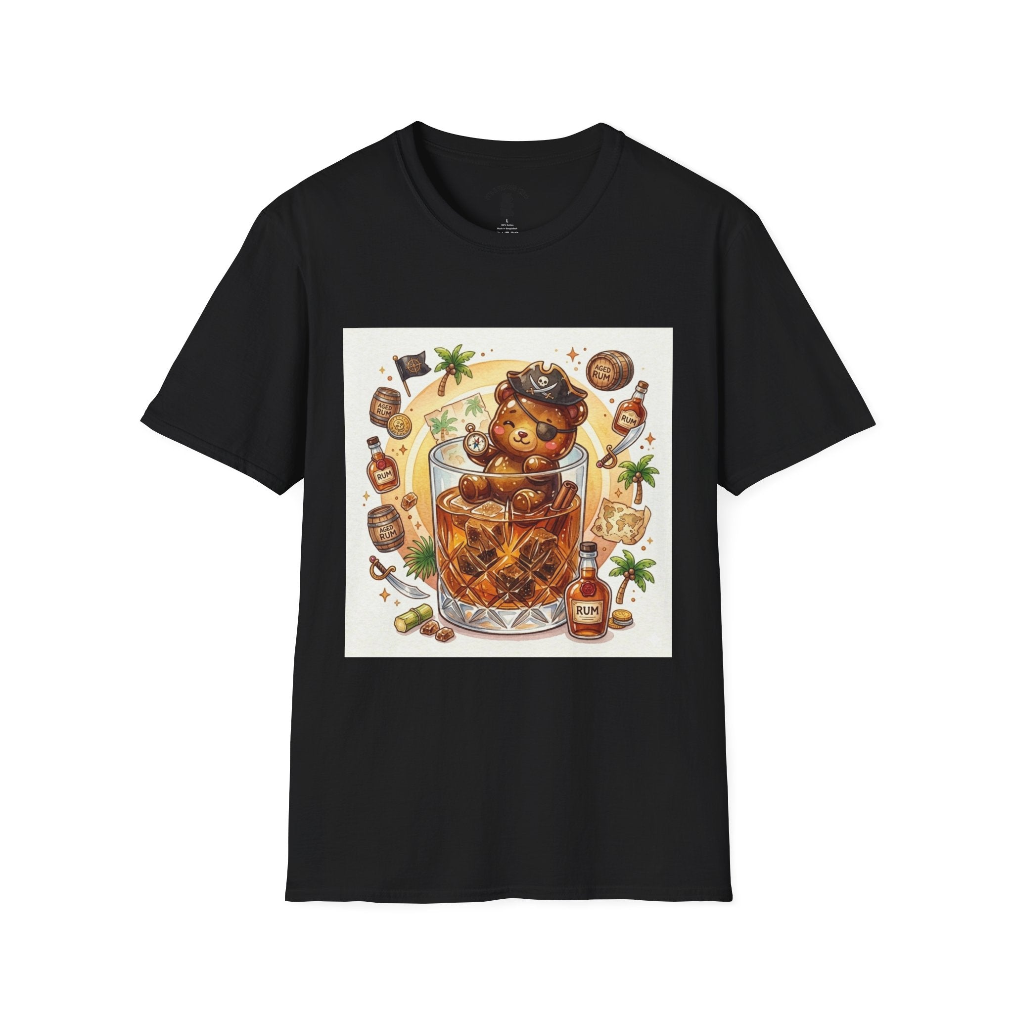 Yo-Ho Pirates Rum! Boozy Gooey Gummy Bears- Kawaii Graphic T-Shirt