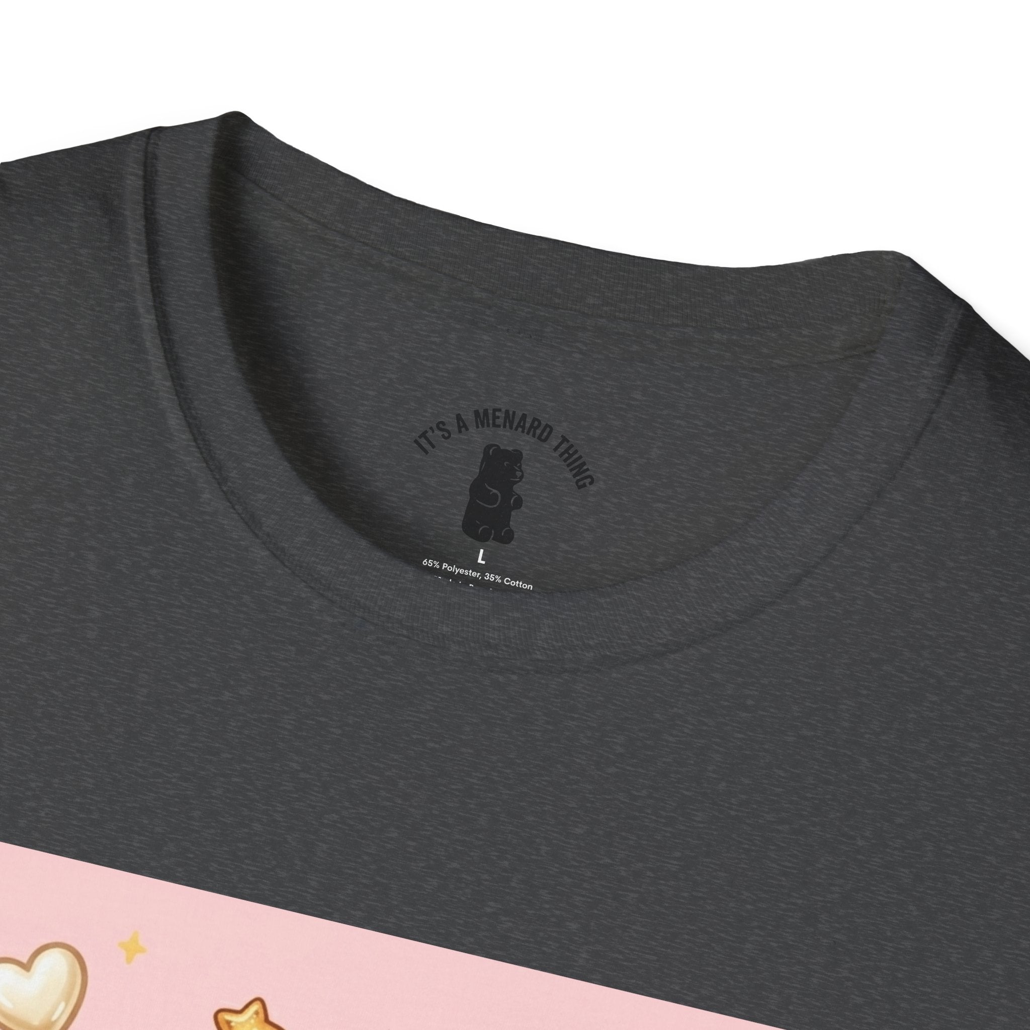 Cute Cheese Danish Gooey Gummy Bear — Kawaii Graphic T-Shirt