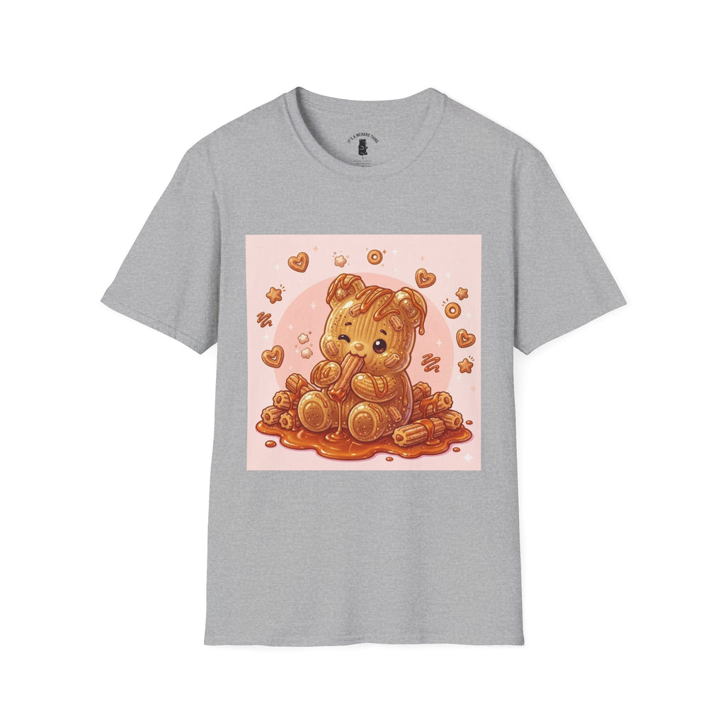 Cinnamon Churro & Dulc de Leche Gooey Gummy Bear — Cute Graphic T-Shirt