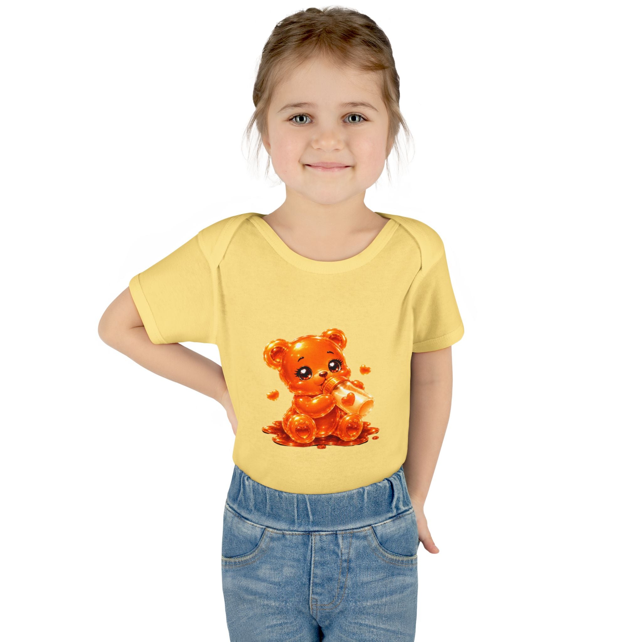 Snack Time, Oozy Baby Gummy Bear Cutie Special Addition- Graphic Onesie