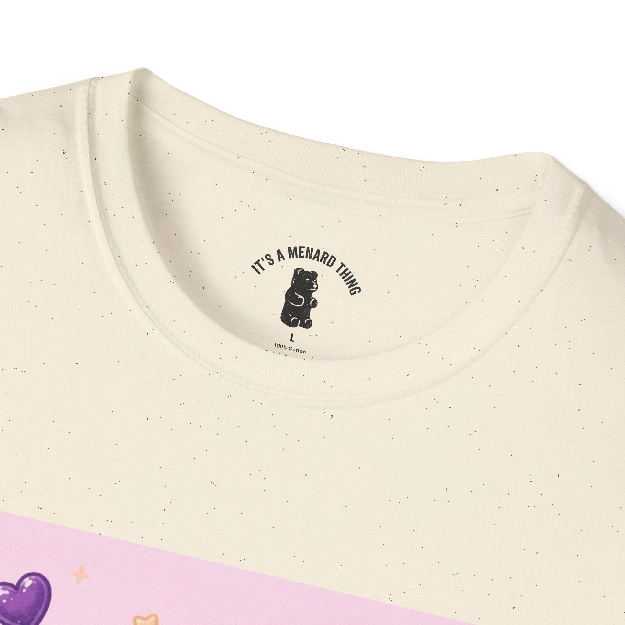 Ube & Condensed Milke Purple Gooey Gummy Bear — Kawaii Graphic Tee