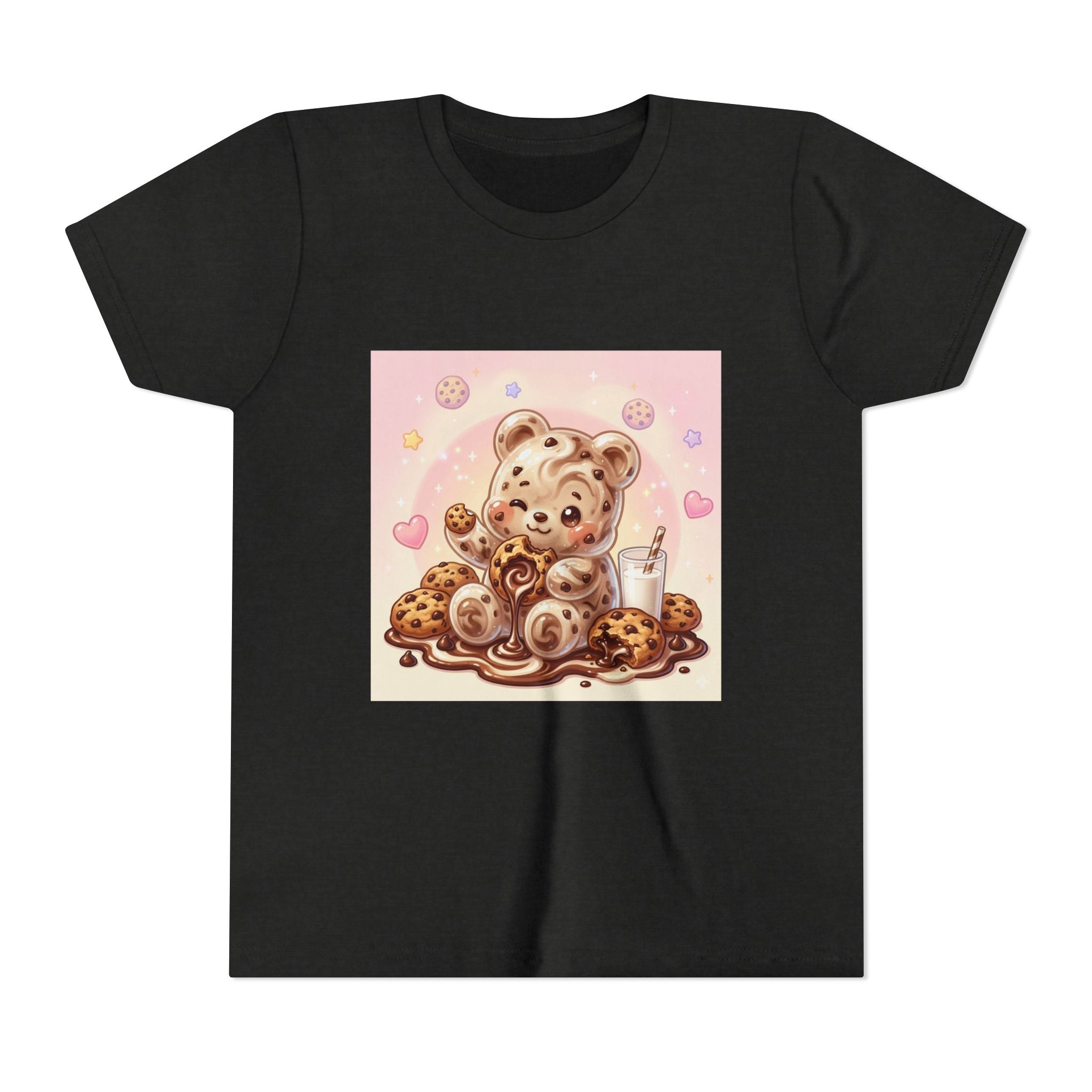 Cookies & Milk Gooey Fudge Gummy Bear Graphic Shirt