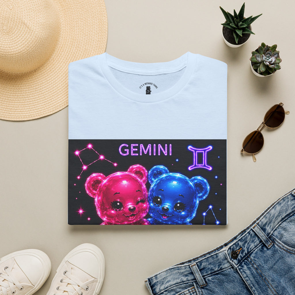 Gemini Astrology Oozy Bear Dou Friends, Special Addition Zodiac Sign- Graphic Shirt