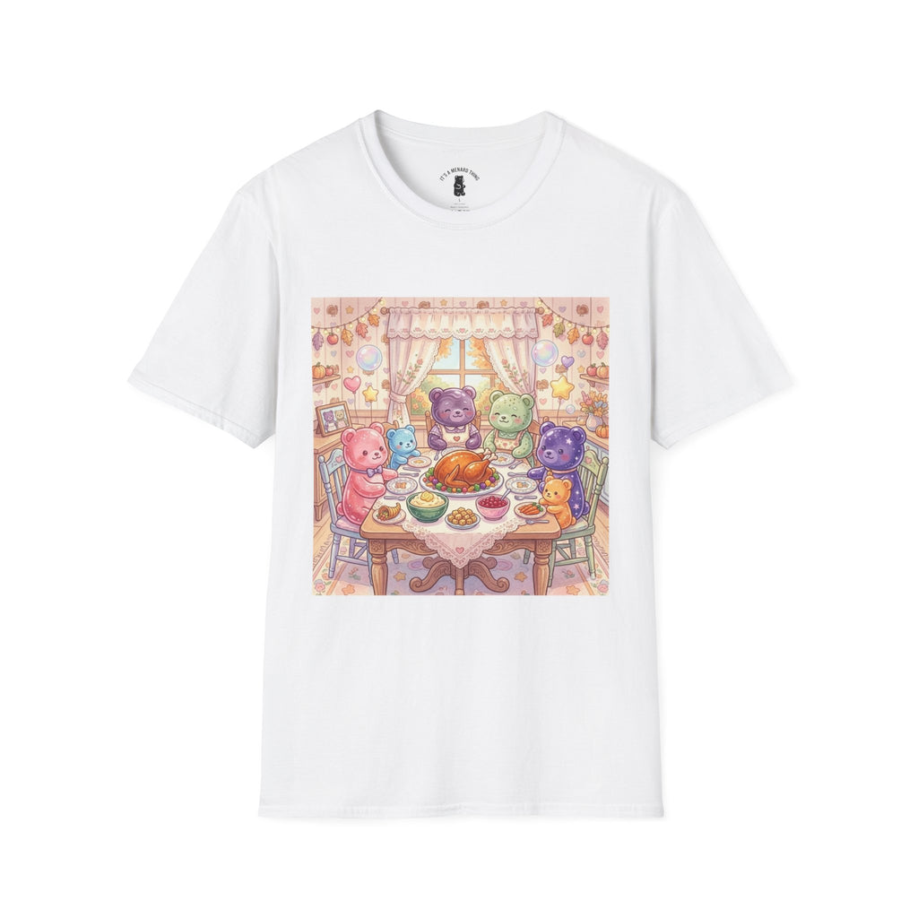 Thanksgiving with the Gummy family, Gooey Gummy Friends- Kawaii Graphic T-Shirt