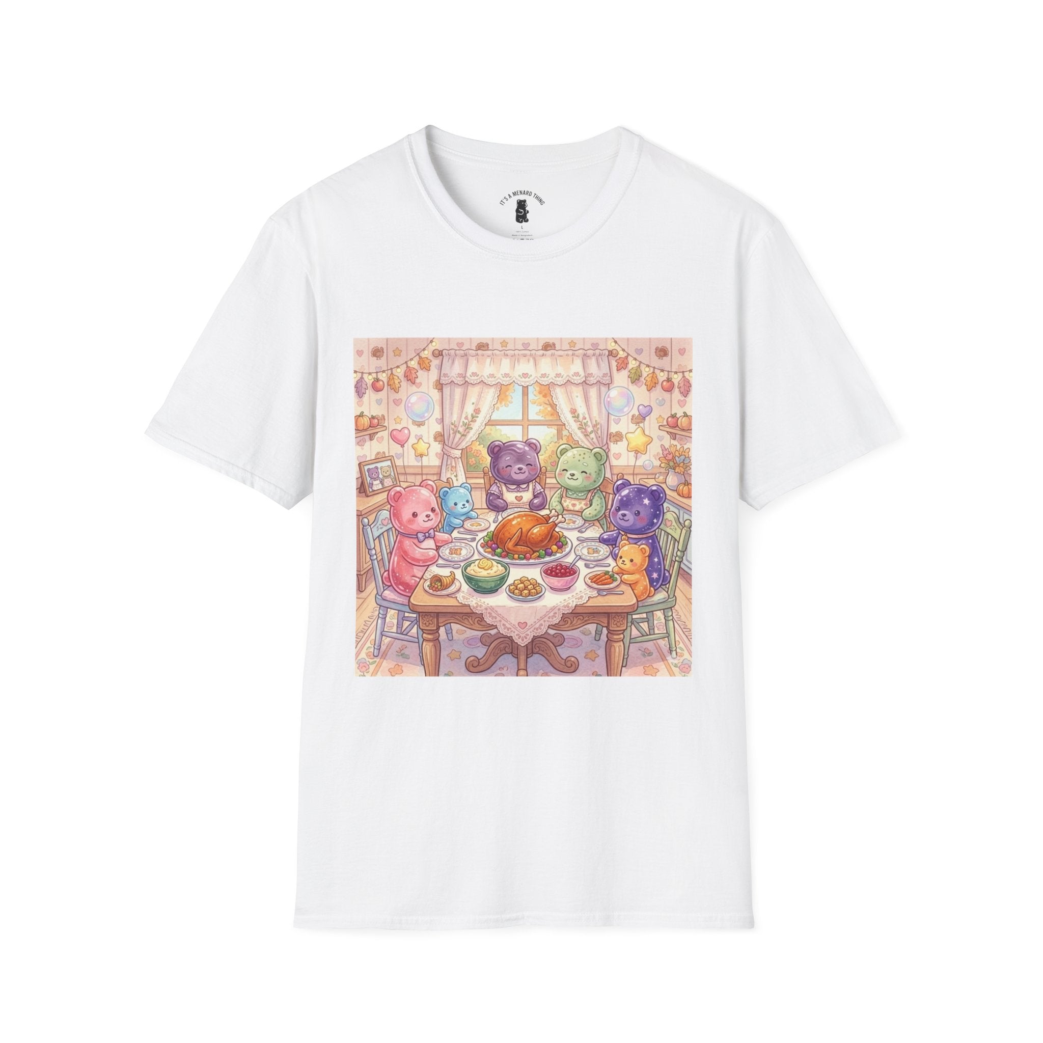 Thanksgiving with the Gummy family, Gooey Gummy Friends- Kawaii Graphic T-Shirt