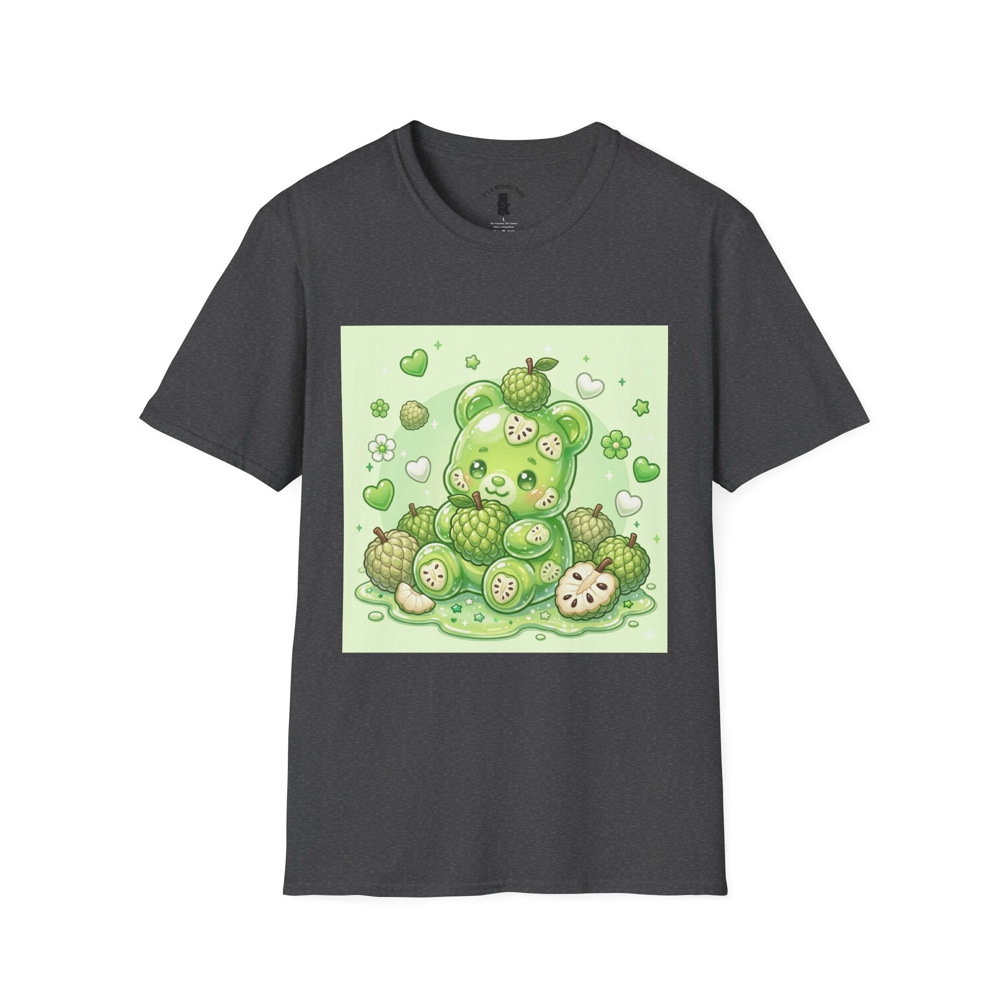 Yummy Ripe Sugar Apple, Exotic Oozy Gummy Bear- Kawaii Graphic Shirt