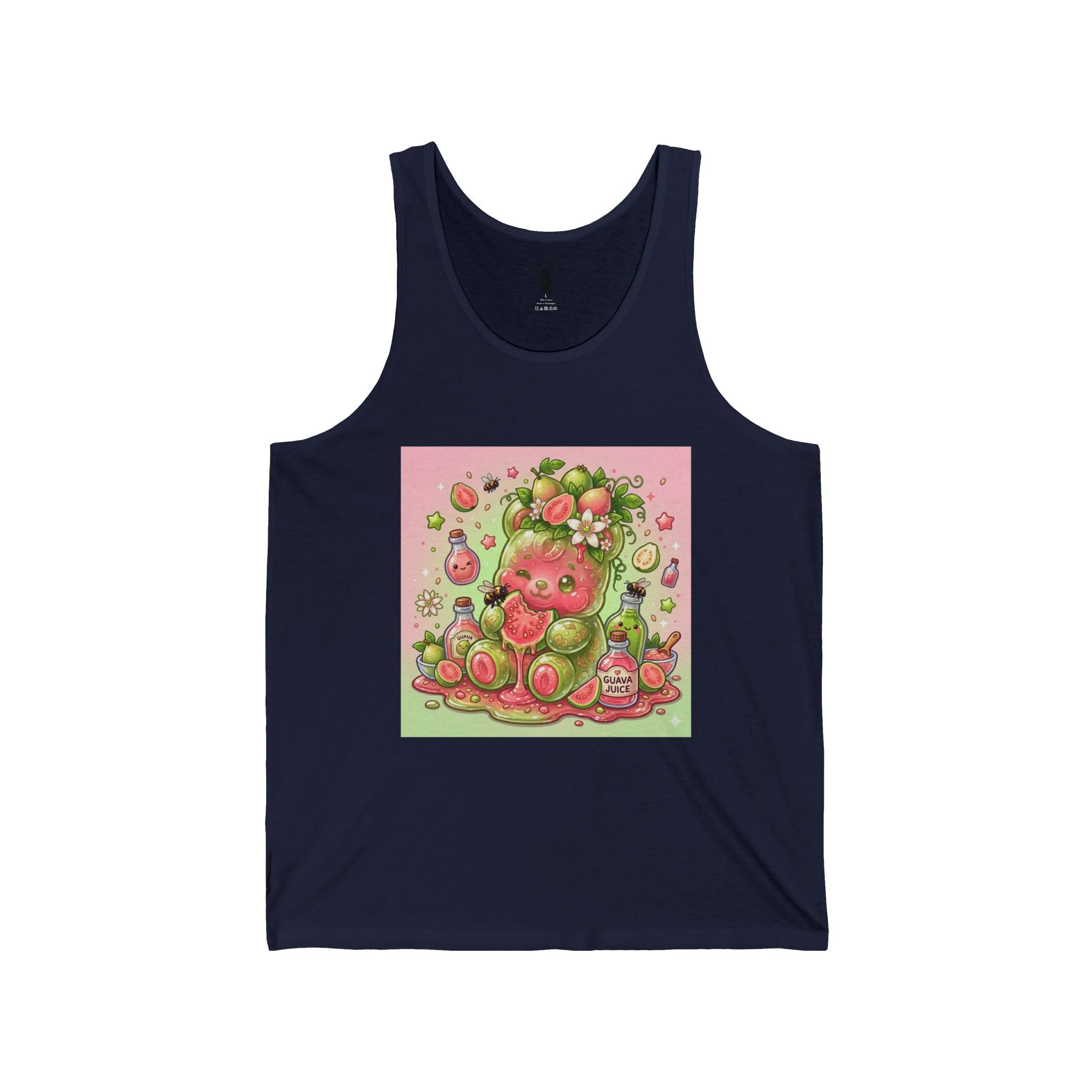 Sweet Gauva Fruit, Exotic Fruit Gooey Gummy Bear-Kawaii Graphic Tank Top